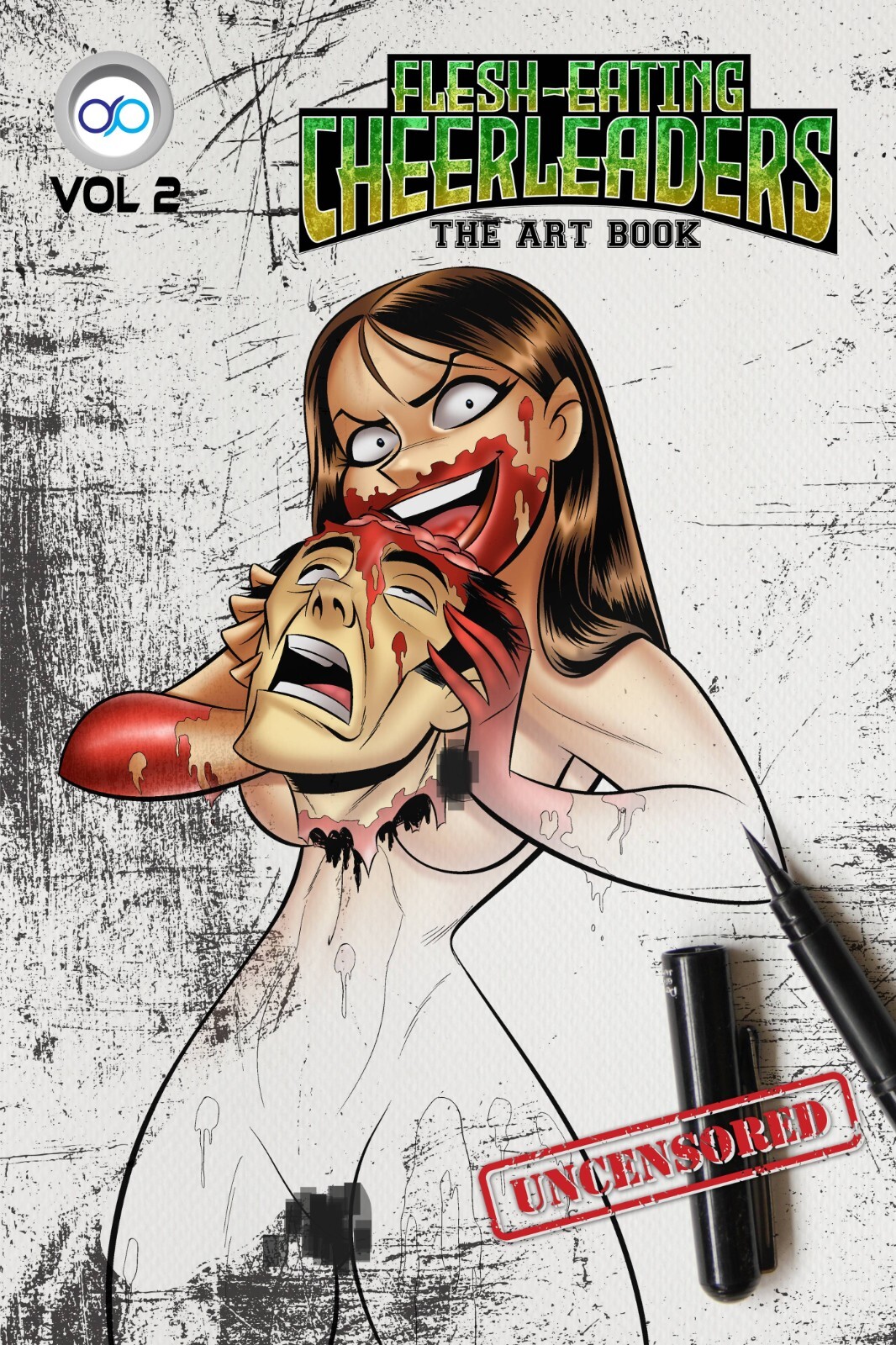 Flesh Eating Cheerleaders From Outerspace Artbook UNCENSORED Vol 2 NM UNREAD