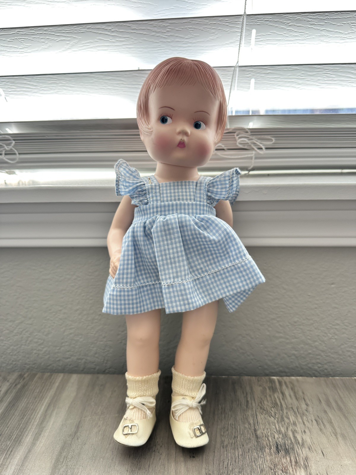 Vintage Effanbee's Patsy Doll Durable Doll With Tags Blue Dress Vintage Effanbee's Patsy Doll Durable Doll With Tags Blue Dress