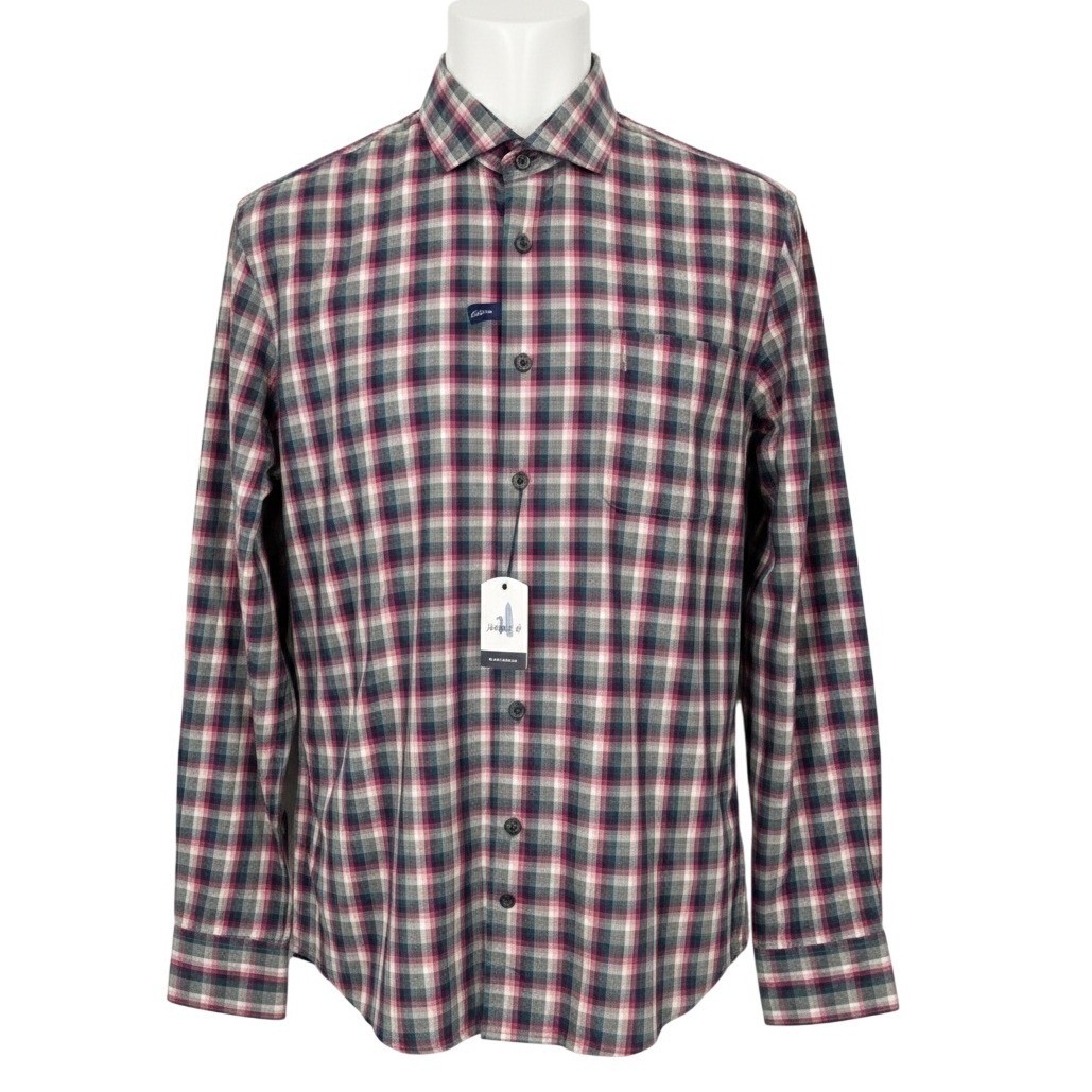NEW Johnnie-O Hangin Out Plaid Button Down Shirt Long Sleeve Mens Medium - CJ