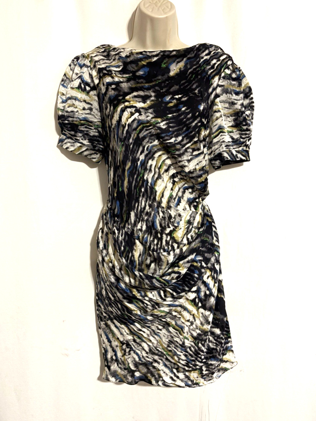 Vtg Balenciaga Dress 38 Italy Silk Mini 2000s Designer Runway Nicolas Ghesquière Vtg Balenciaga Dress 38 Italy Silk Mini 2000s Designer Runway Nicolas Ghesquière