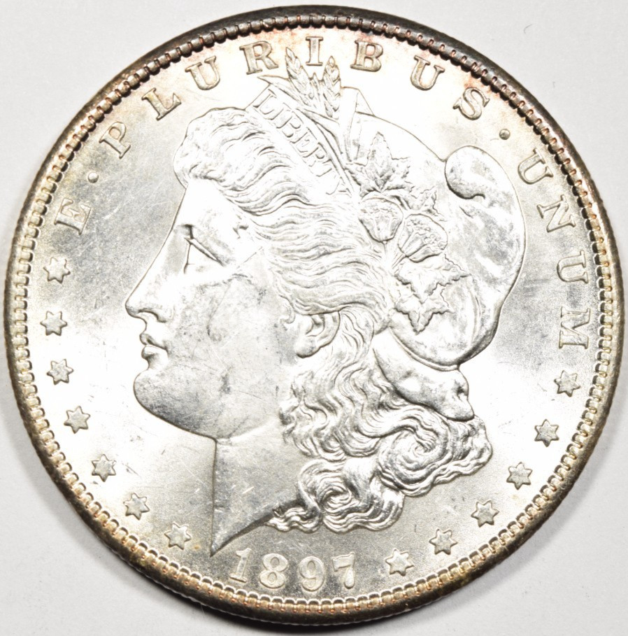 1897-S MORGAN DOLLAR ~ NICE NEVER-CLEANED CHOICE BU UNCIRCULATED 1897-S MORGAN DOLLAR ~ NICE NEVER-CLEANED CHOICE BU UNCIRCULATED