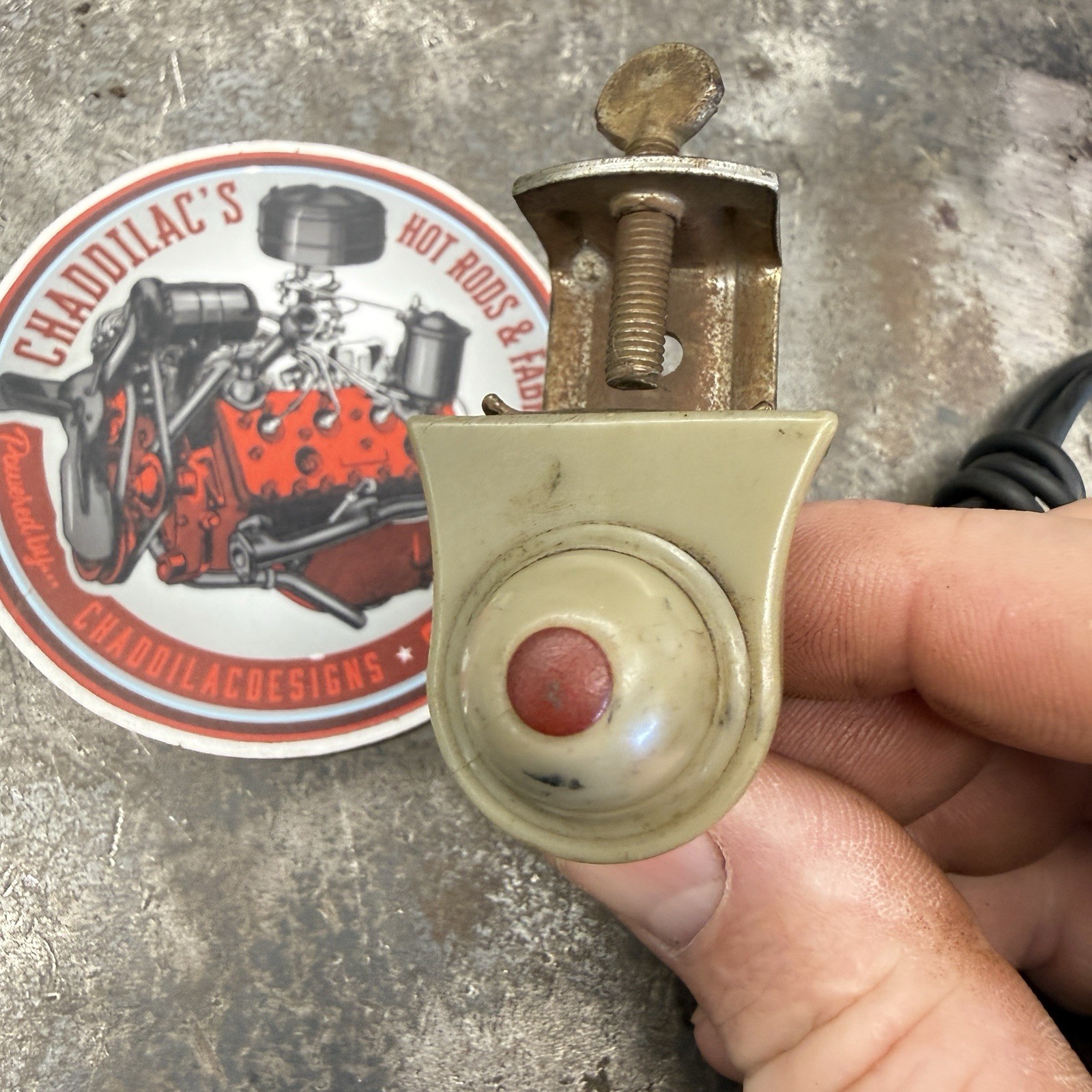 1938 Chevrolet Underdash High Beam Light Indicator GM Accessory Rare 1937 1939