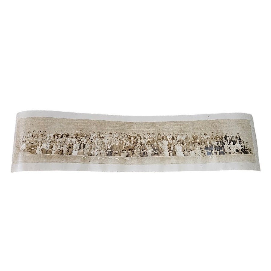 Antique 1924 Stadium High Summer School Tacoma WA Panoramic Photo
