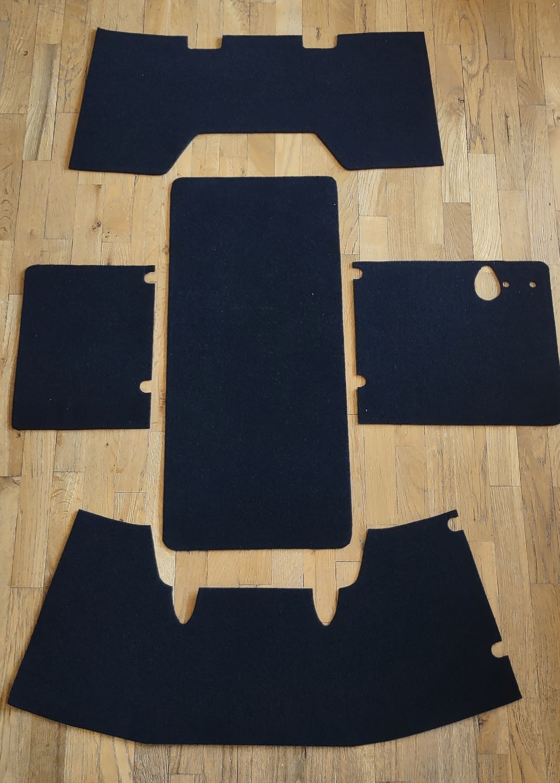 1965-67 Ford Econoline Engine Doghouse 5 Piece Carpet Set 1965-67 Ford Econoline Engine Doghouse 5 Piece Carpet Set