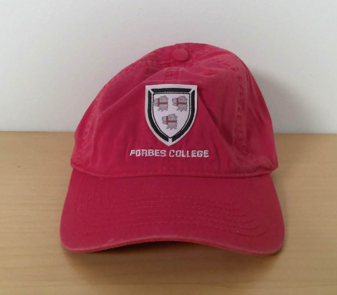 Princeton University Forbes College Hat Vintage Collection Red Strapback Dad Cap