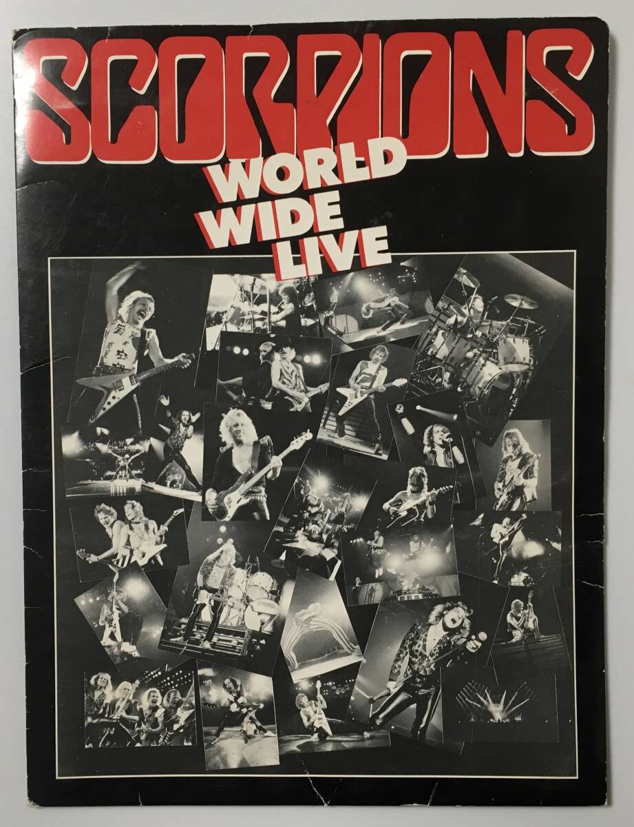 SCORPIONS WORLD WIDE LIVE PROMO FOLDER Made in the US