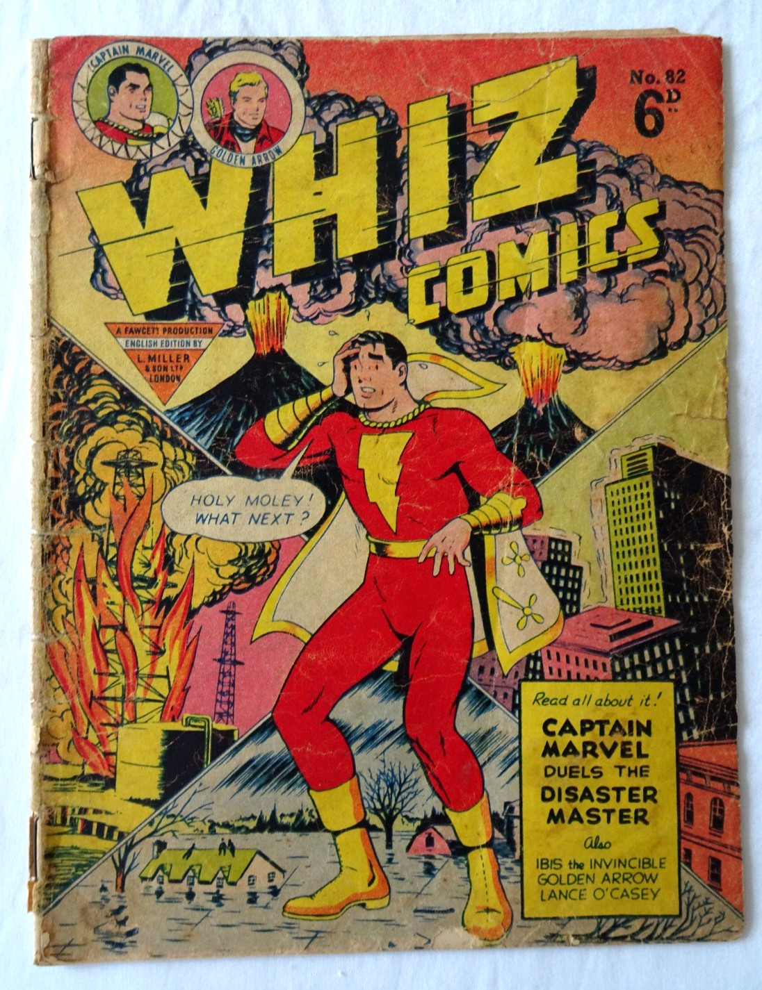 Whiz Comics #82 Vintage Golden Age Captain Marvel Fawcett Comic 1952