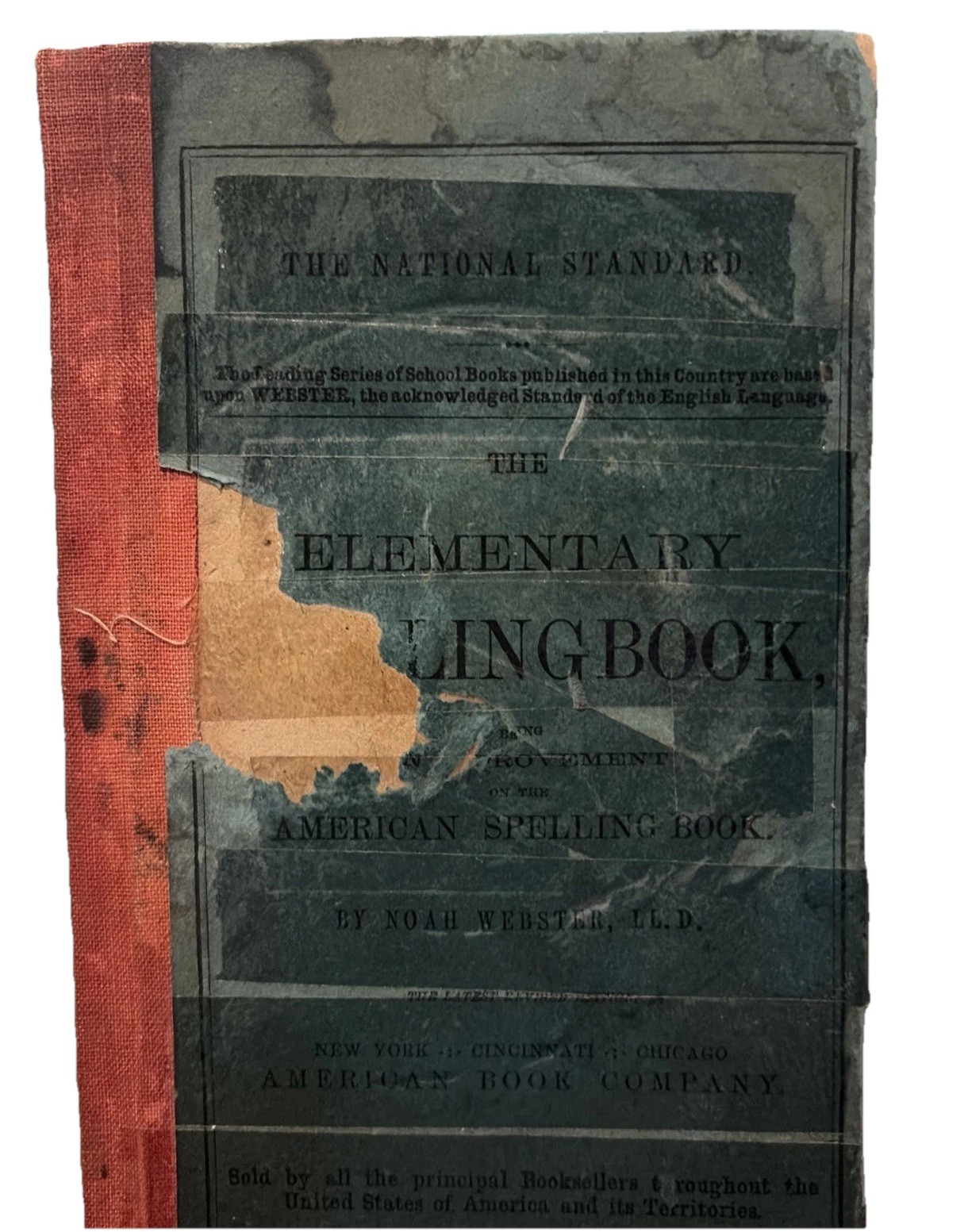 The Elementary Spelling Book by Noah Webster c. 1908 National Standard Hardcover