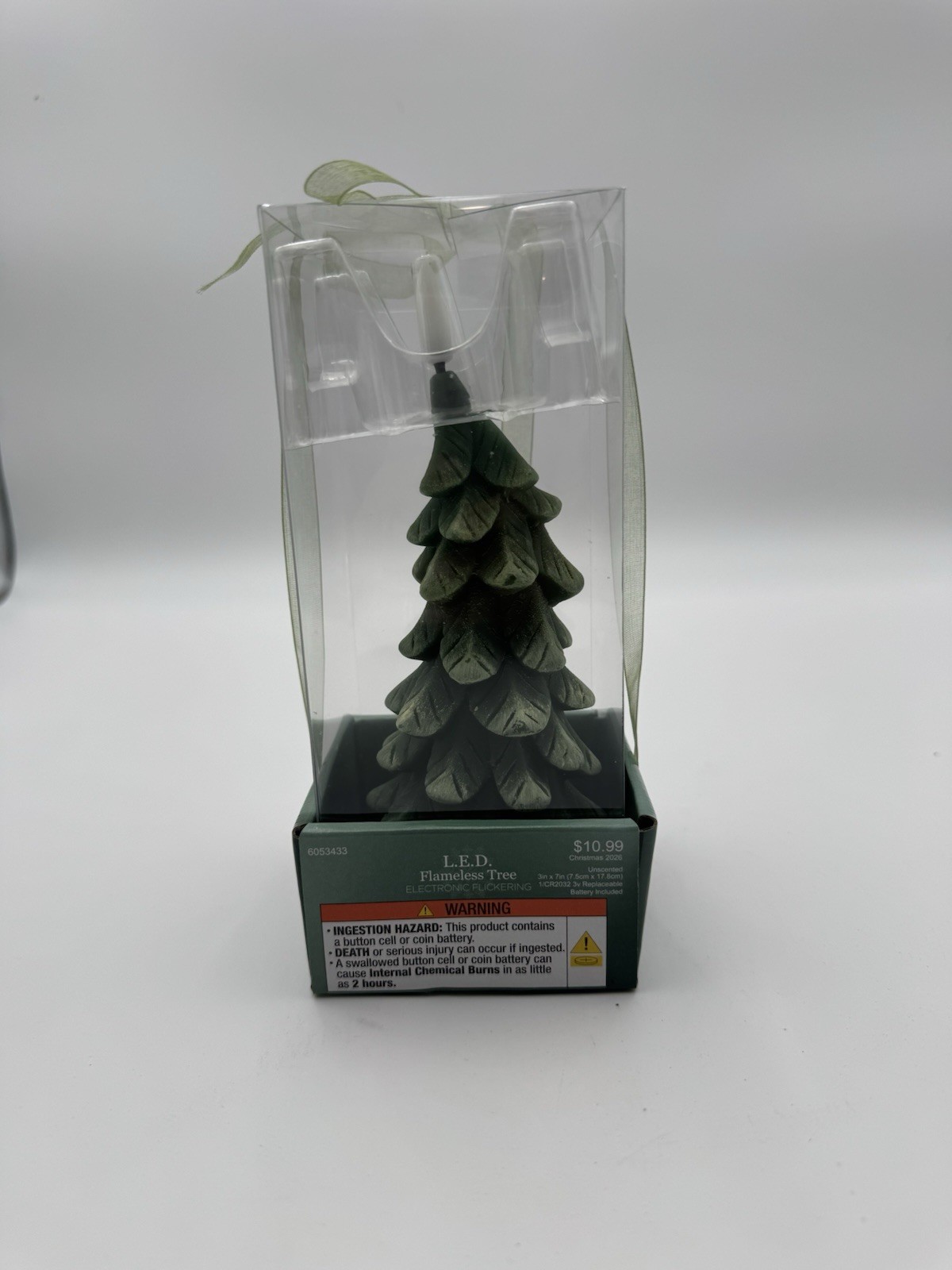 NEW Hobby Lobby Christmas Tree LED Flameless Candle 7\