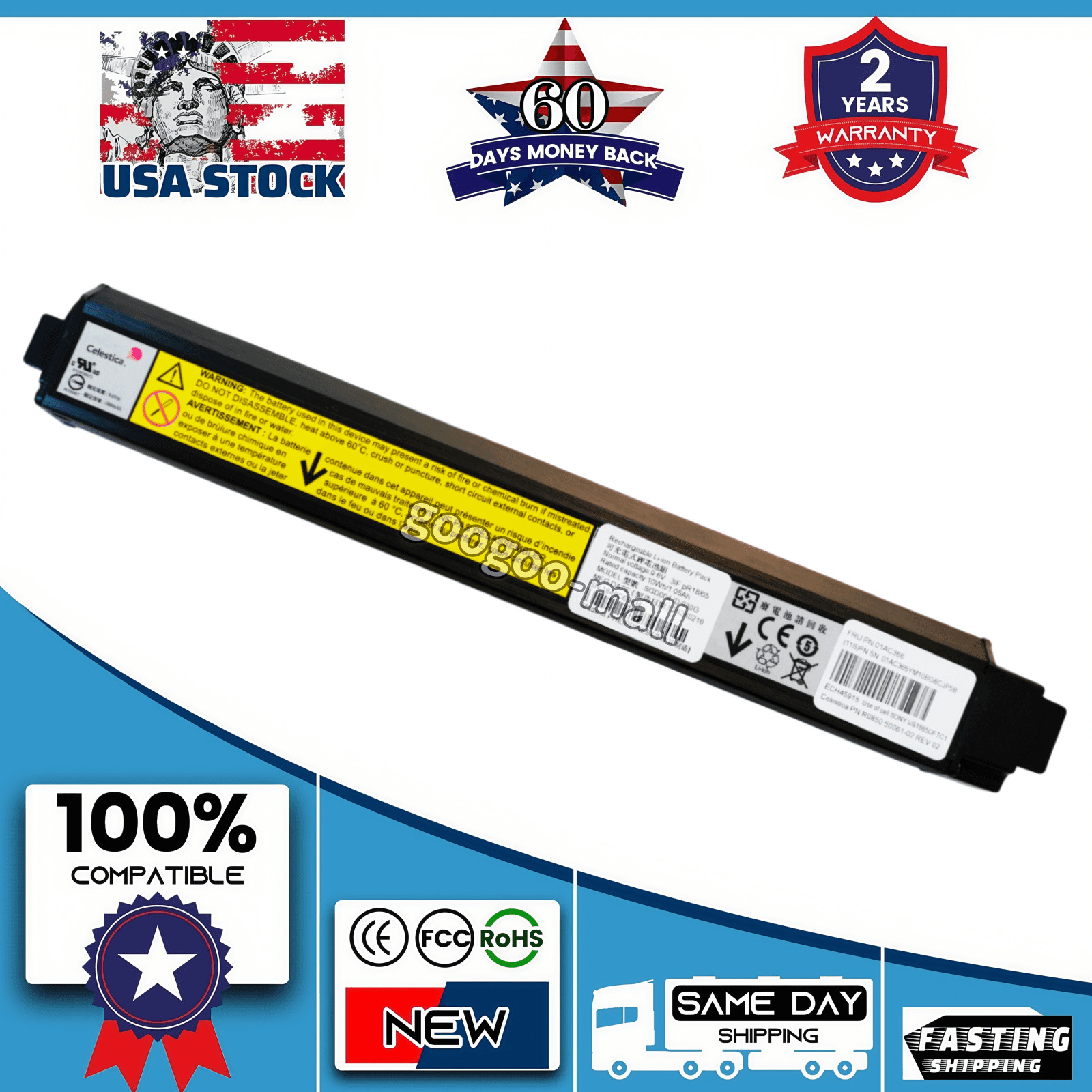 2026 Genuine 01AC366 01AC365 Battery For IBM V3700 XP V5000 V5010 V5020 V5030 G2