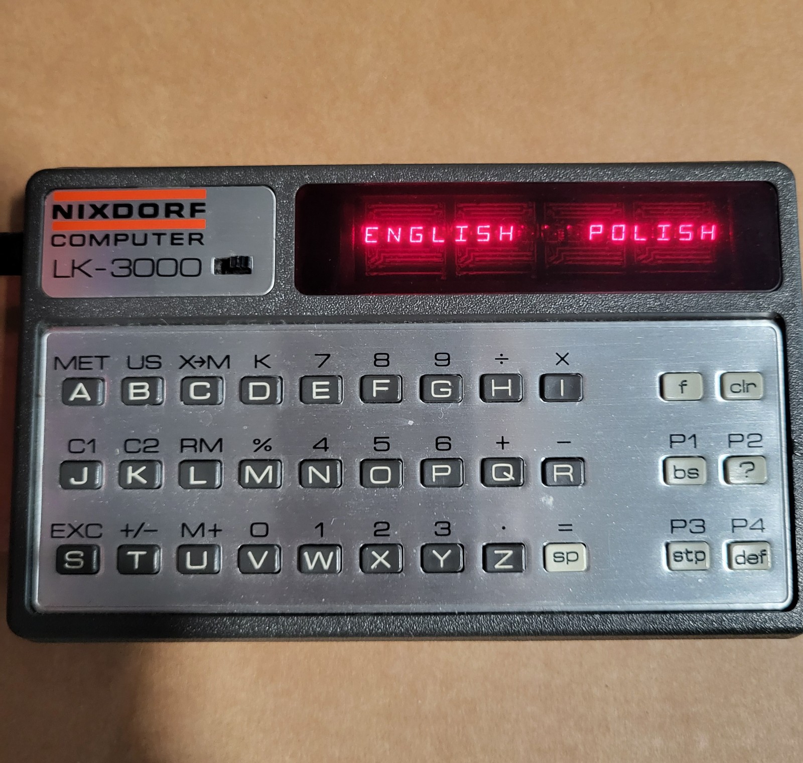 VINTAGE NIXDORF COMPUTER LK-3000 English-Polish Translator.No Charger. UZED VINTAGE NIXDORF COMPUTER LK-3000 English-Polish Translator.No Charger. UZED