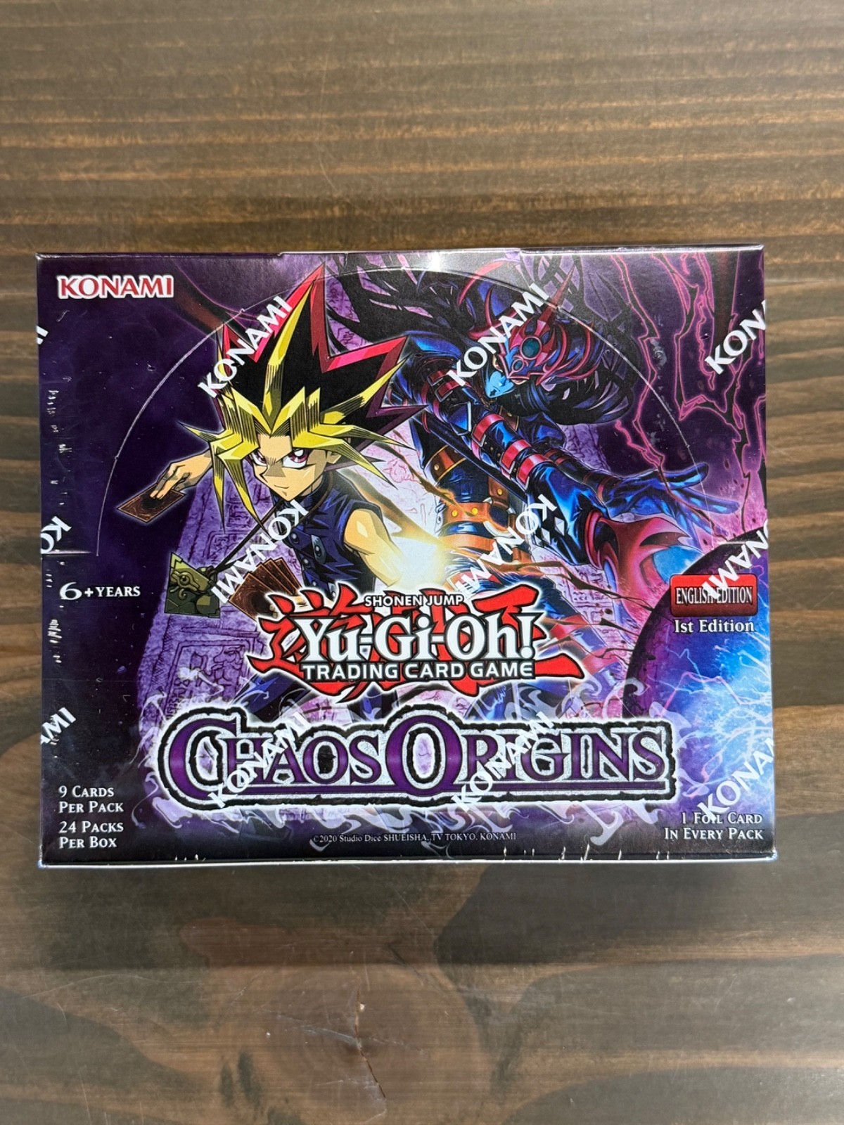 Yugioh Chaos Origins Booster Box 1st Edition Factory Sealed