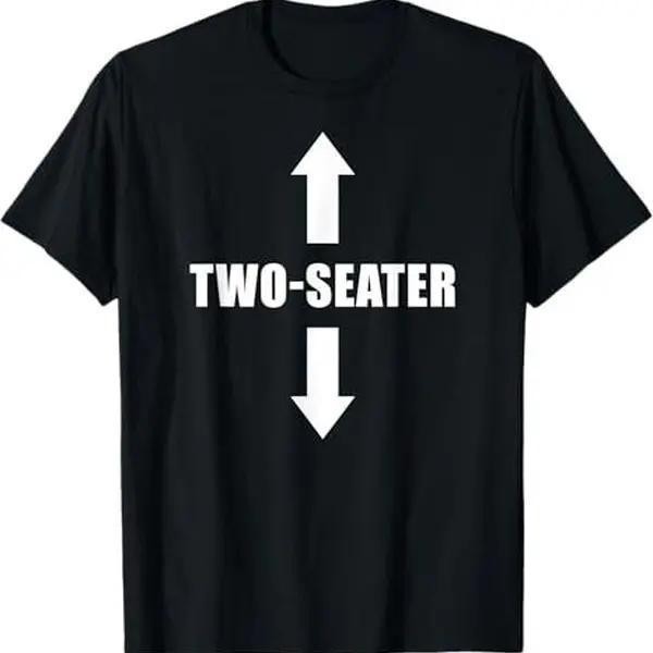 [ ] Vintage Two Seater Arrows Funny College Humor Shirt, Funny Mens T-Shirt, Sar