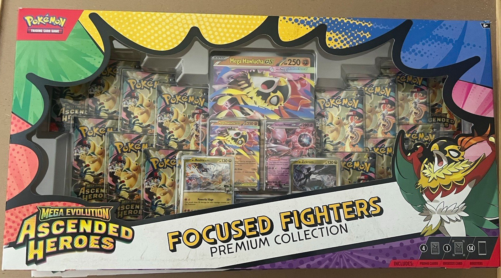Pokemon TCG Ascended Heroes Focused Fighters Box Promo Booster