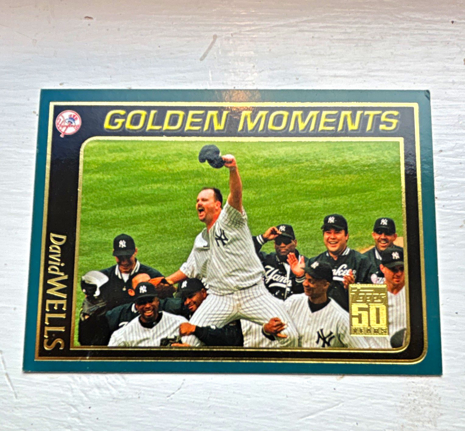 Topps 2001 Topps Golden Moments Insert David Wells #789 New York Yankees