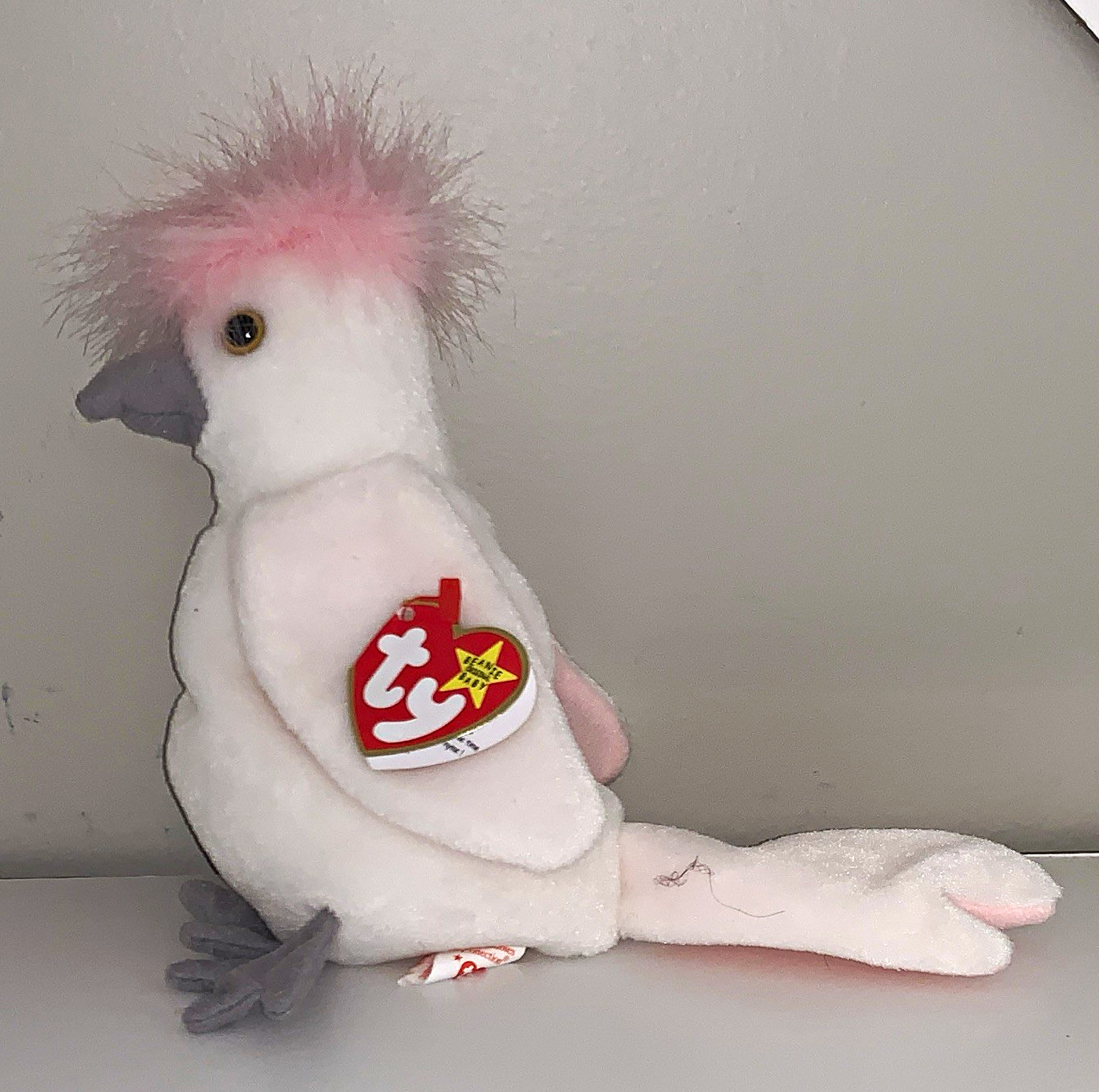 Ty Beanie Babies Kuku White Bird Plush Beanbag Vintage 1997 Ages 3+ Ty Beanie Babies Kuku White Bird Plush Beanbag Vintage 1997 Ages 3+