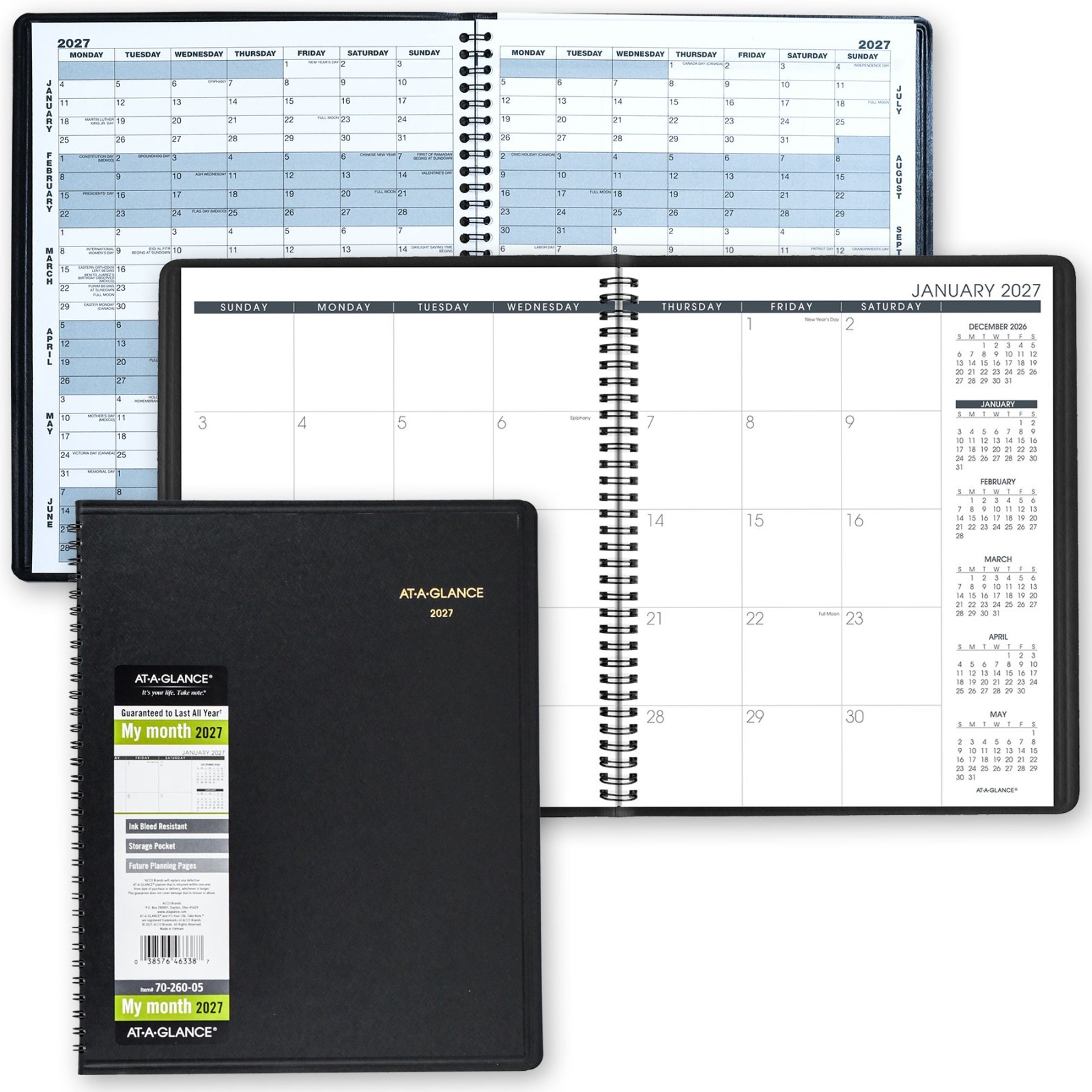 2027 At-A-Glance 70-260-05 15-Month Monthly Planner, 9 x 11\ 2027 At-A-Glance 70-260-05 15-Month Monthly Planner, 9 x 11\