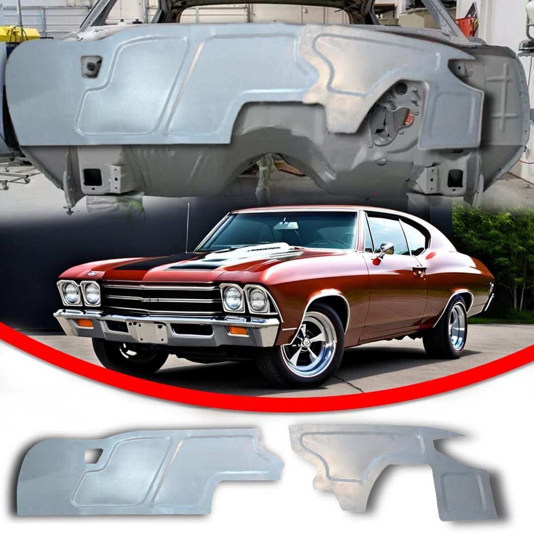 1968-72 Chevy Chevelle Malibu GTO El Camino 2 Piece Firewall Panel Set