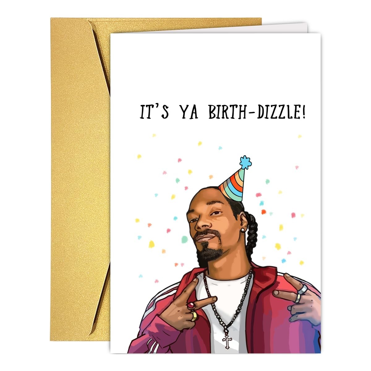 RUALOVE Funny Birthday Card, Happy Gift for Hip 8 X 5.3 inches, #3 RUALOVE Funny Birthday Card, Happy Gift for Hip 8 X 5.3 inches, #3