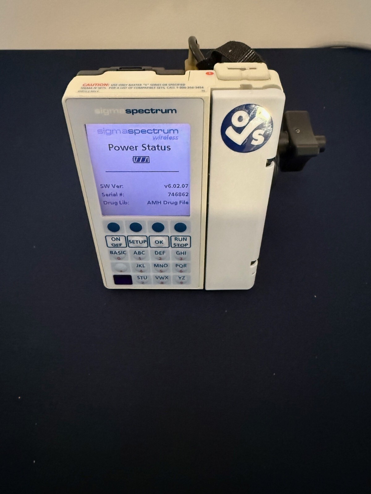 Baxter Sigma Spectrum IV Pump 6.02.07 / Biomed-Certified With New Battery Baxter Sigma Spectrum IV Pump 6.02.07 / Biomed-Certified With New Battery