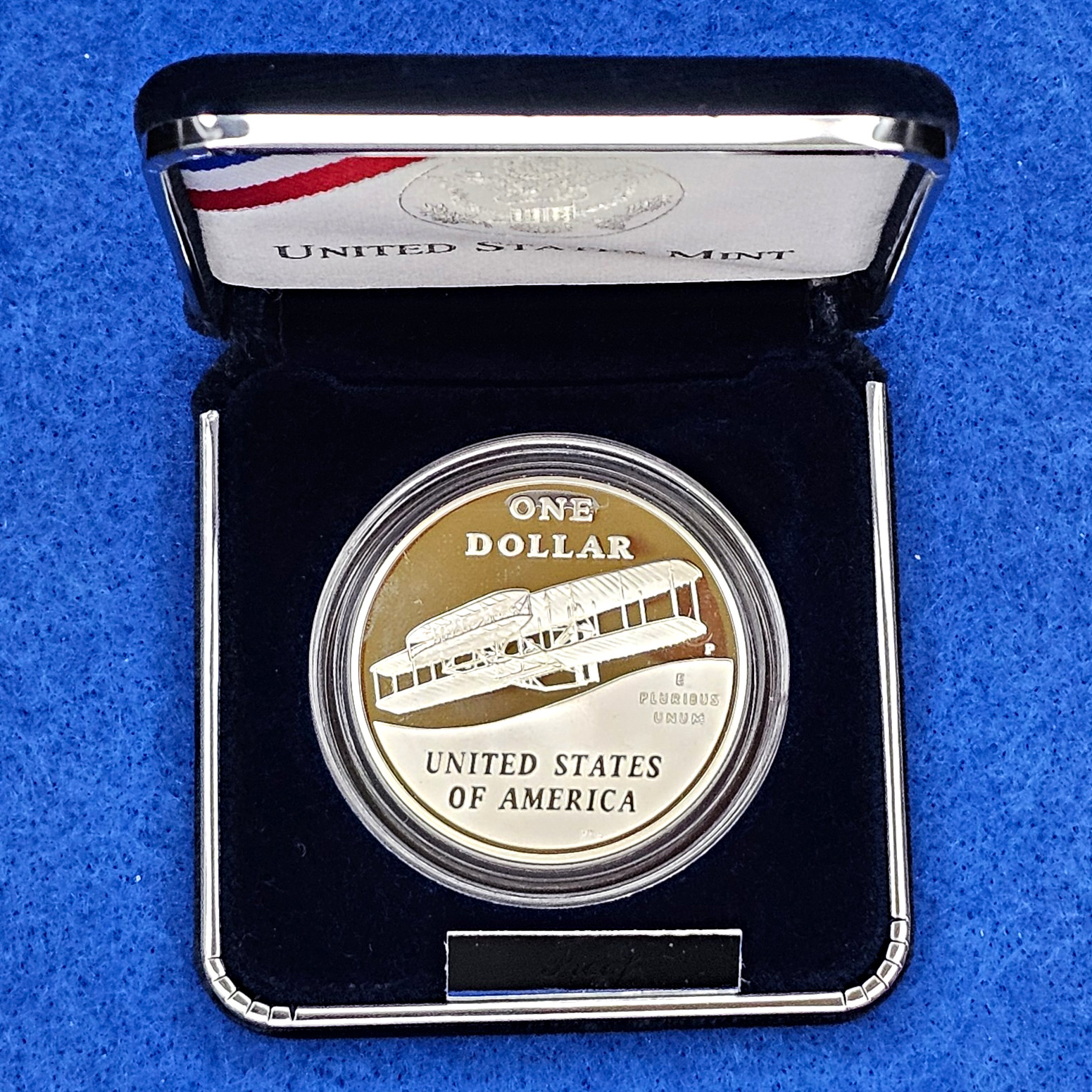 2003-P Philadelphia Proof $1 First Flight Centennial Wright Brothers Silver .900 2003-P Philadelphia Proof $1 First Flight Centennial Wright Brothers Silver .900