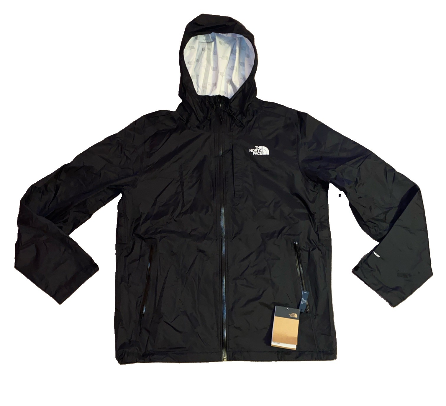 NWT The North Face Alta Vista Rain Jacket, men’s large, black NWT The North Face Alta Vista Rain Jacket, men’s large, black