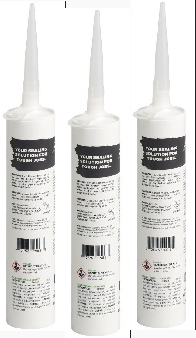 ZIP System Liquid Flash 10.3 oz. Cartridge ***10pk***