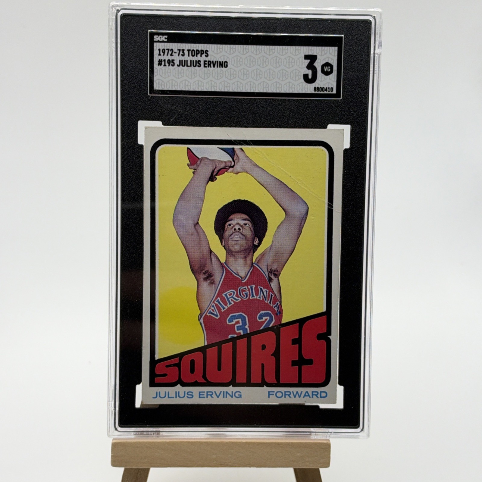 1972-73 Topps - Julius Erving #195 (RC) SGC 3
