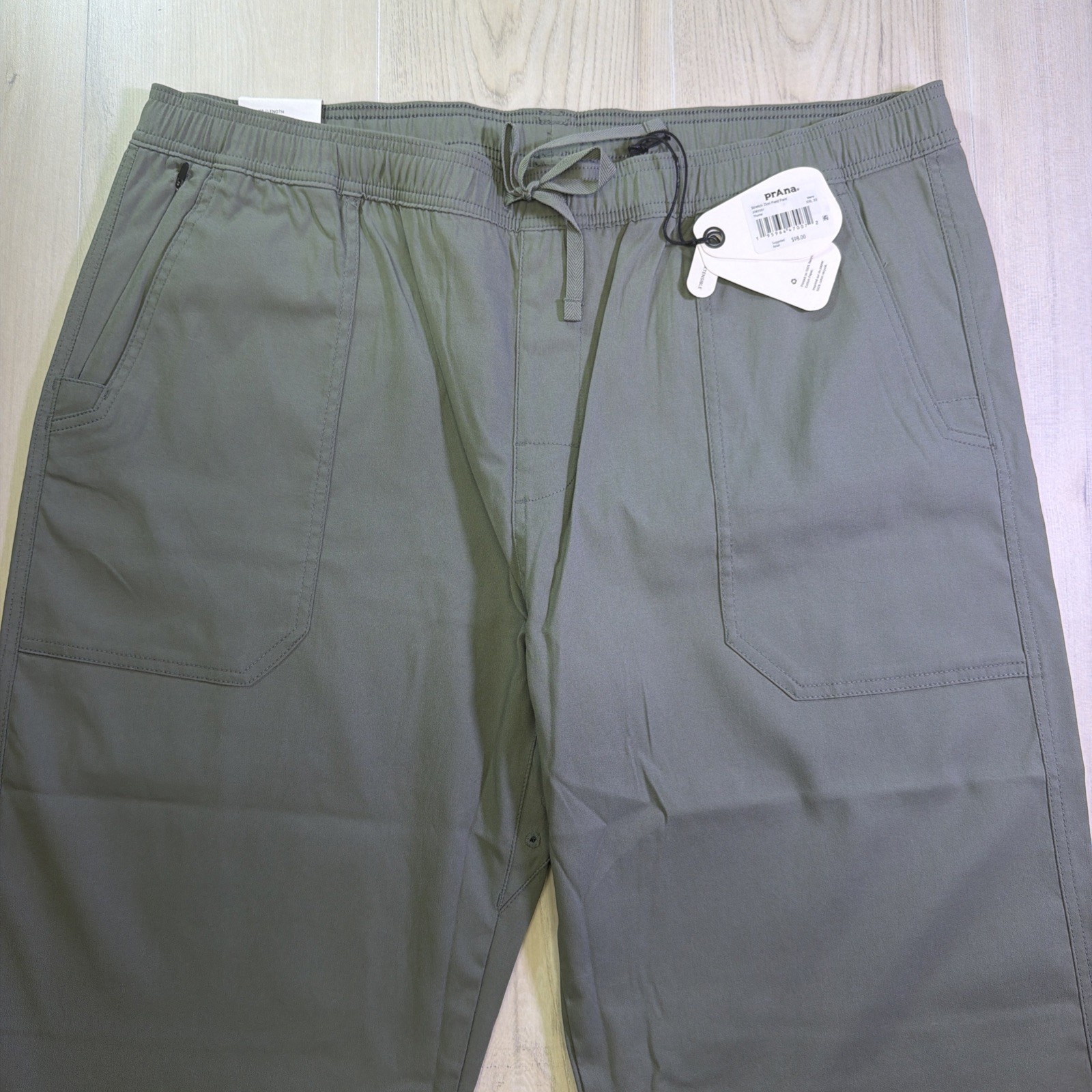 NWT Prana Stretch Zion Field Pocket Slim Pant Thyme Grey Size XXL 32” Inseam $98 NWT Prana Stretch Zion Field Pocket Slim Pant Thyme Grey Size XXL 32” Inseam $98