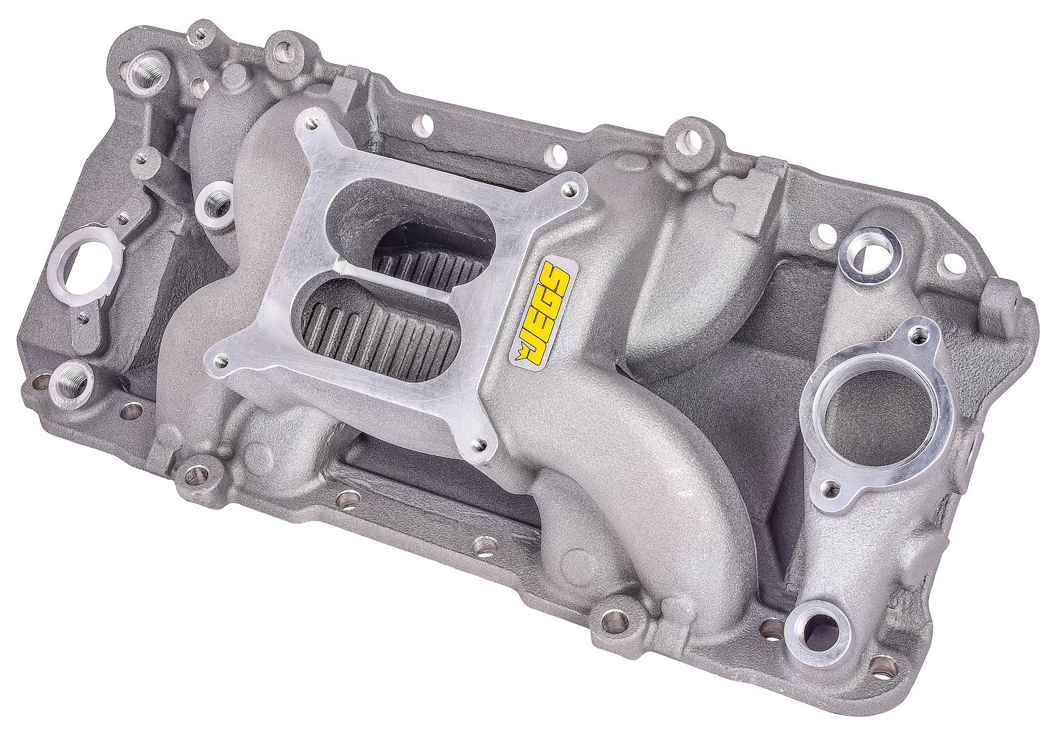 JEGS Cool Gap Intake Manifold for 396-502 Big Block Chevy, Dual Plane [Satin]