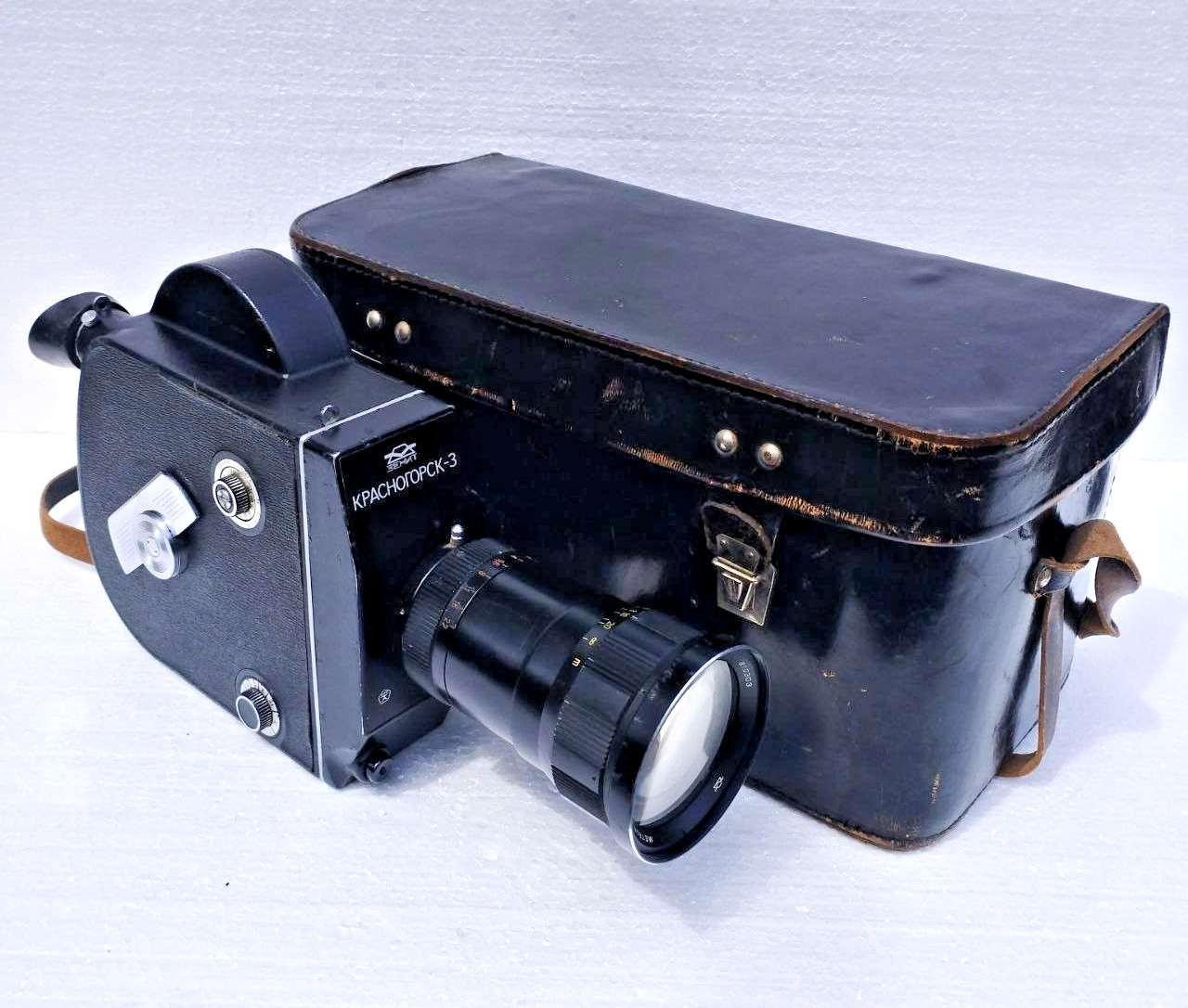 Krasnogorsk KR 16mm Film Camera M42 Lens METEOR 5-1 Mount USSR Cine Camera SERV