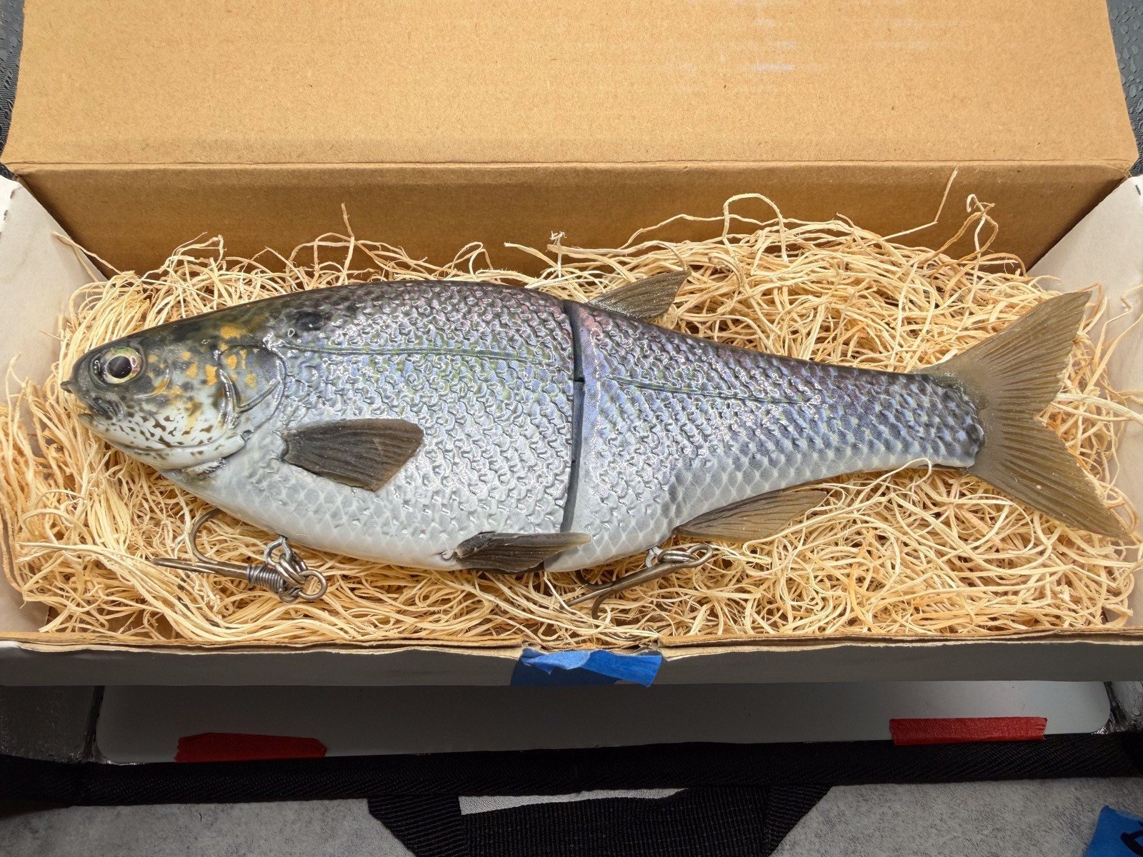 Authentic Hinkle Shad 9in Glide Bait BassJak Custom Paint w/ Box