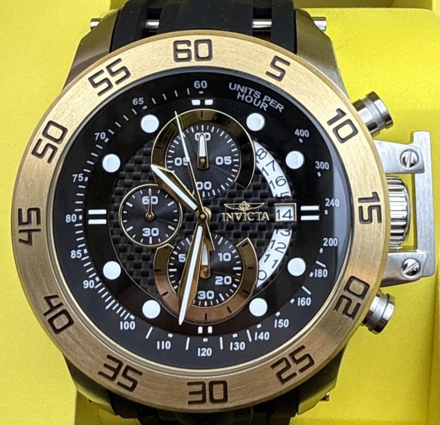 Invicta 19253 I-Force Chronograph Black Carbon Fiber Dial Quartz 51mm Invicta 19253 I-Force Chronograph Black Carbon Fiber Dial Quartz 51mm