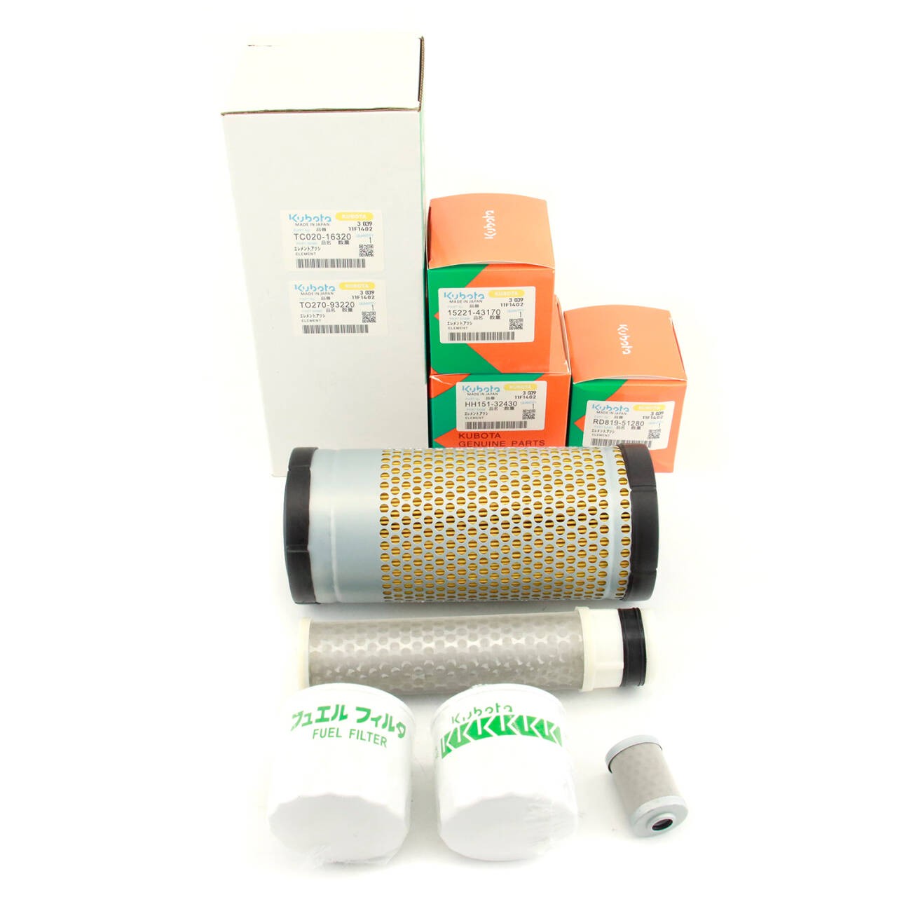 NEW Complete Filter Service Kit for Kubota #KX033-4 USA