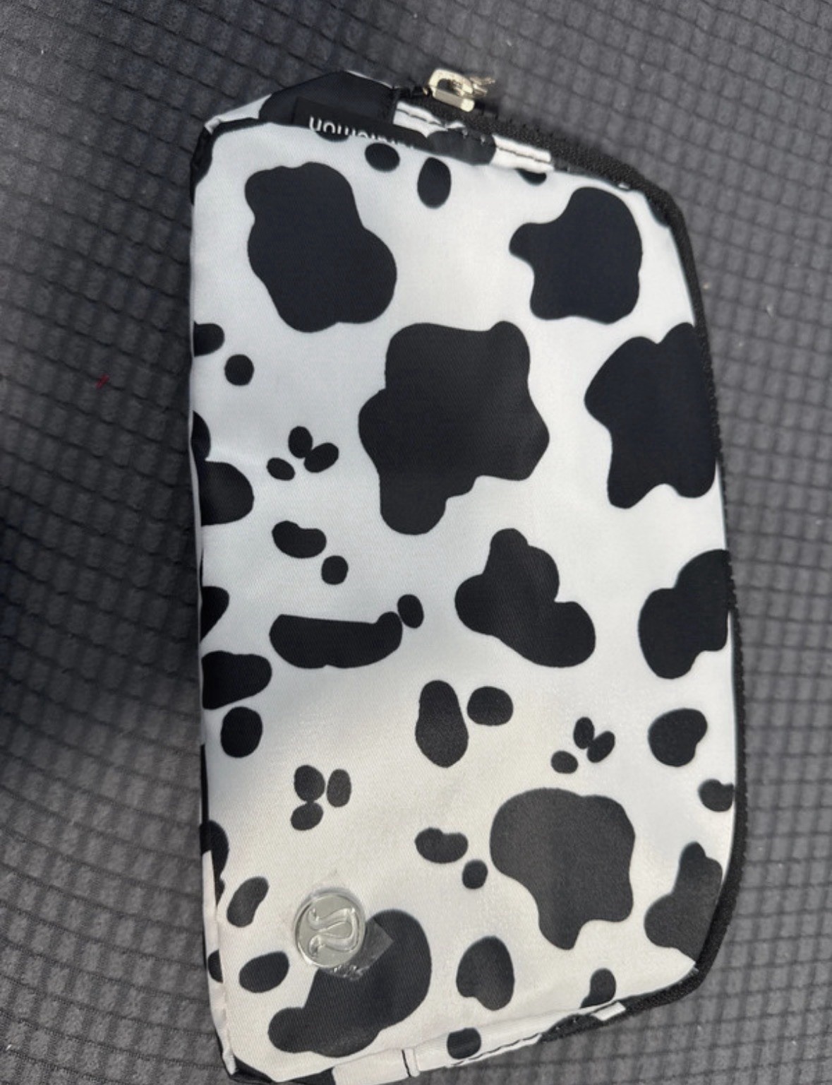 Lululemon Athletica Everywhere Belt Bag 1L Cow Animal Print Black White