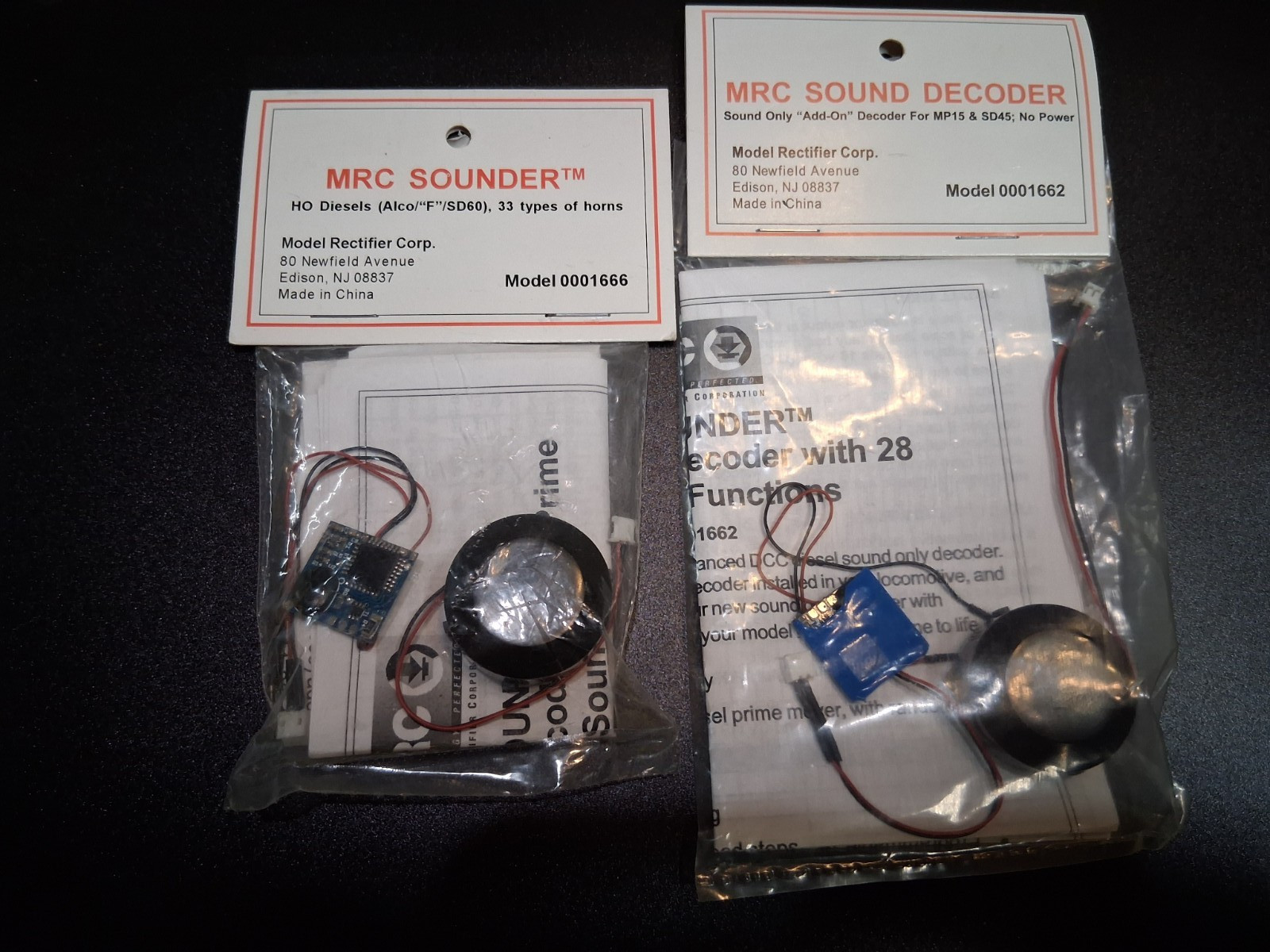 MRC Sounder Add On Sound #1662 and 1666 New In Package