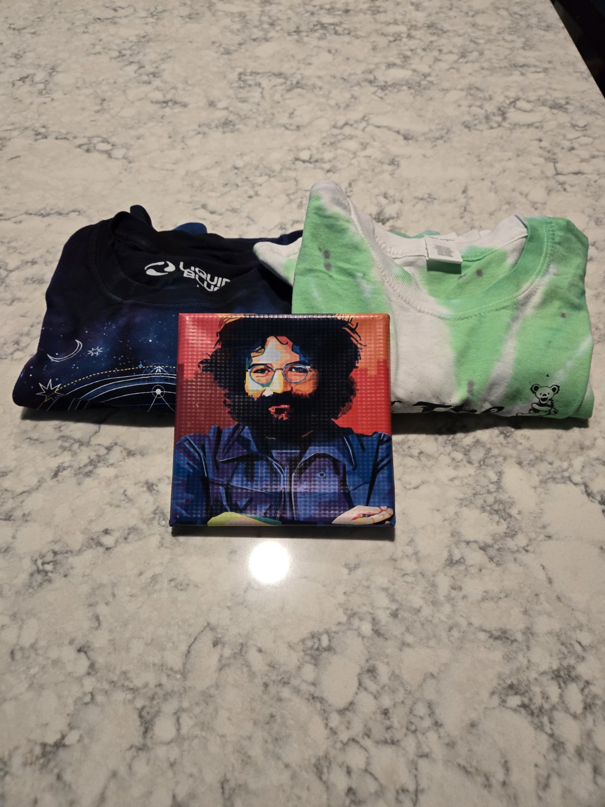 GRATEFUL DEAD T-shirt 3-Piece Set with framed Garcia