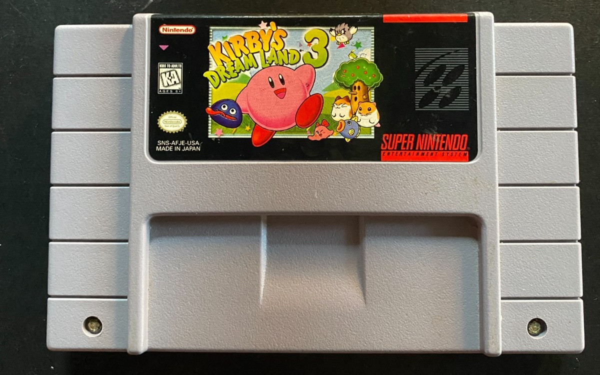Kirby\'s Dream Land 3 (Super Nintendo Entertainment System, 1997) AUTHENTIC