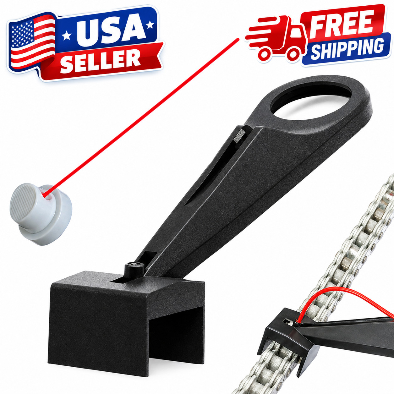 1 Motorcycle Chain Lube Oiler Lubricant Straw Holder Positioner Applicator