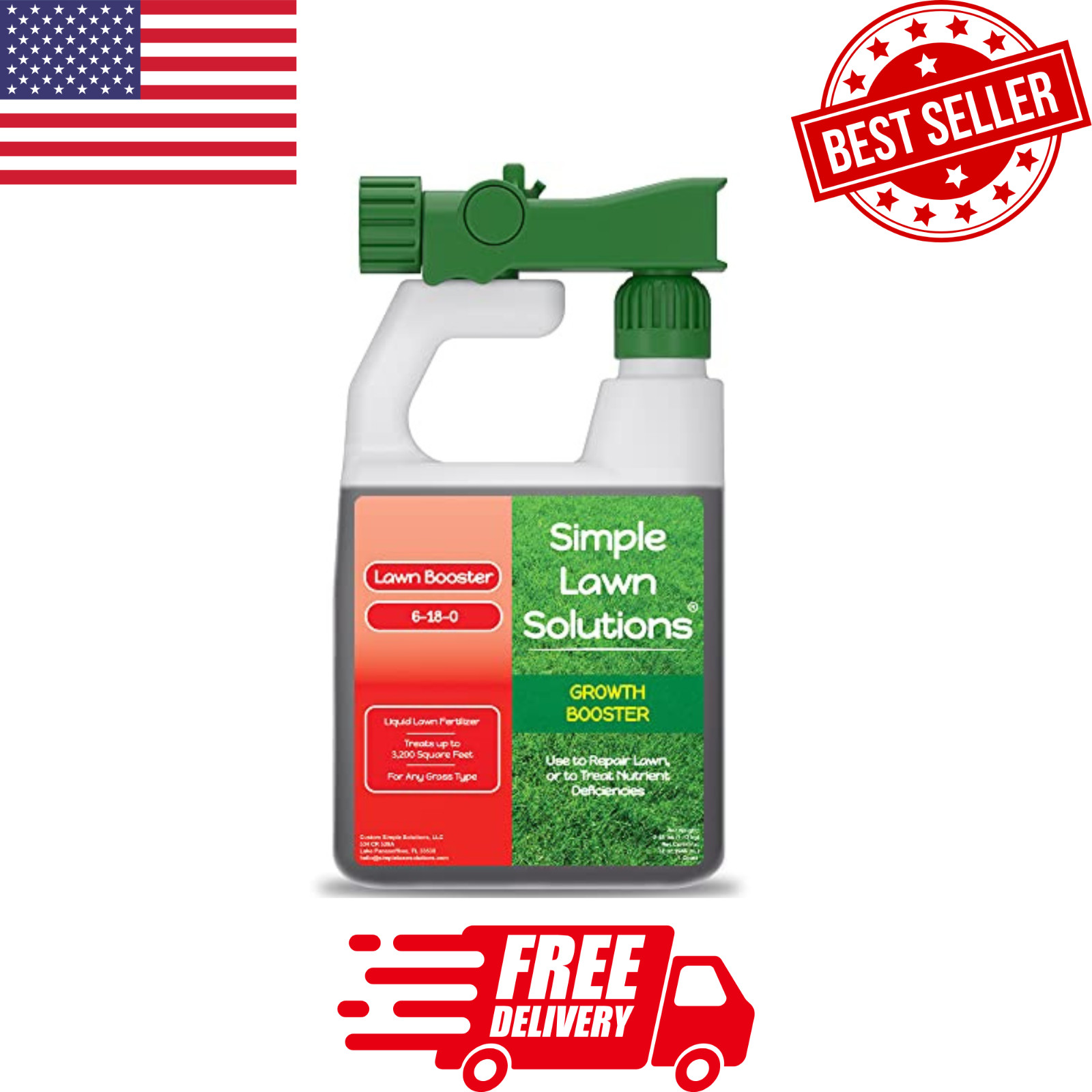 Extreme Grass Growth Lawn Booster- Liquid Spray Concentrated Starter Fertilizer