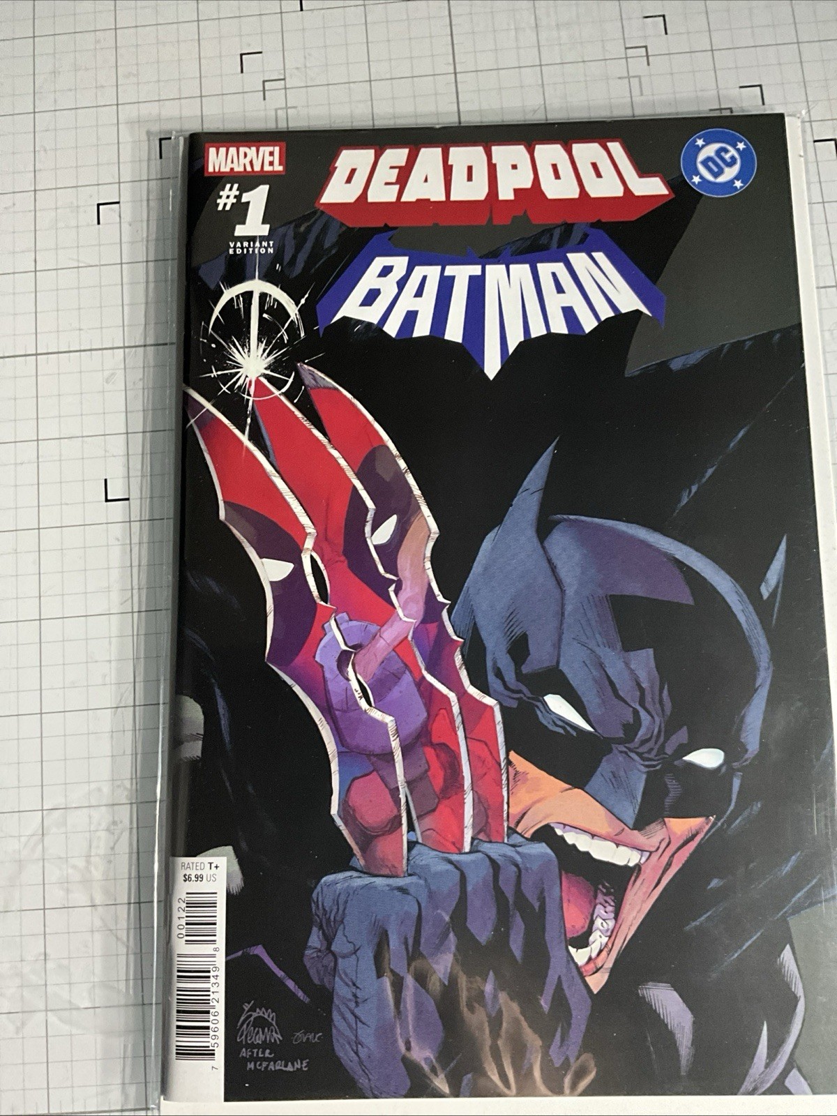 Marvel / DC: Deadpool / Batman #1 Ryan Stegman Homage Cover (Marvel Comics 2025)