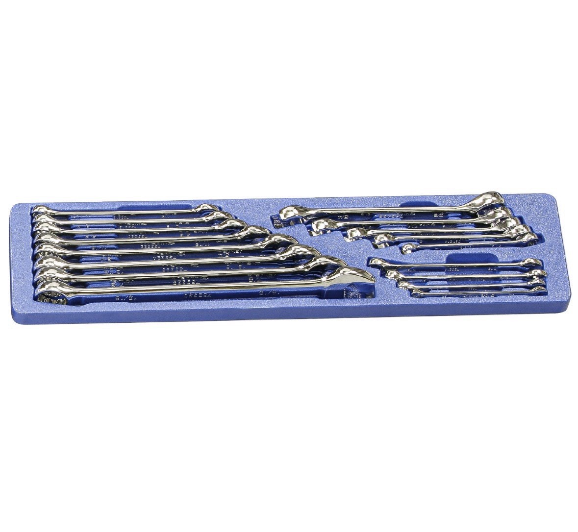 Genius Tools 17 Piece SAE Combination Wrench Set Chrome - TS-7517 New