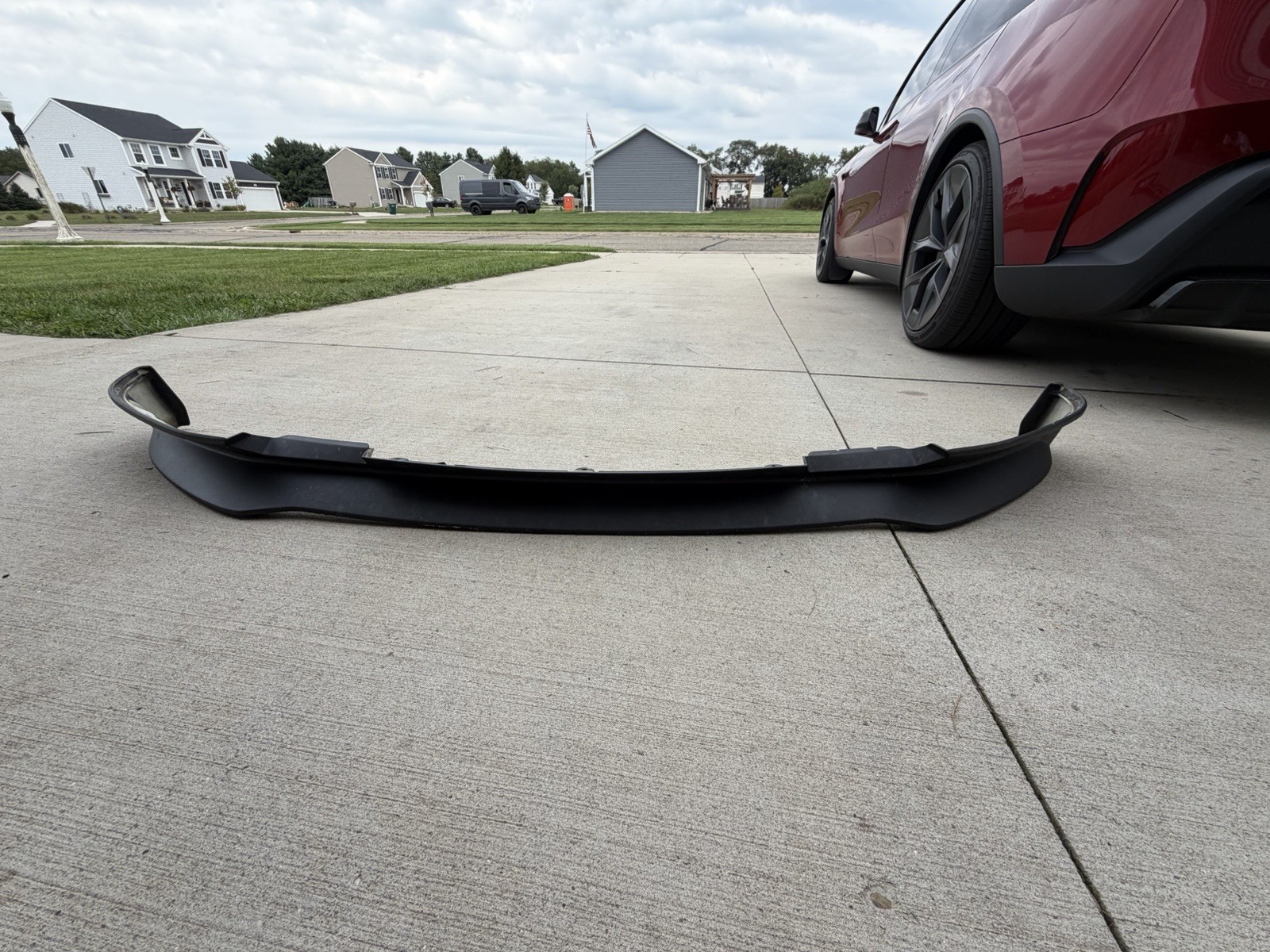 21-26 Ford F150 Air Design Street Series Front Chin Splitter; Satin Black