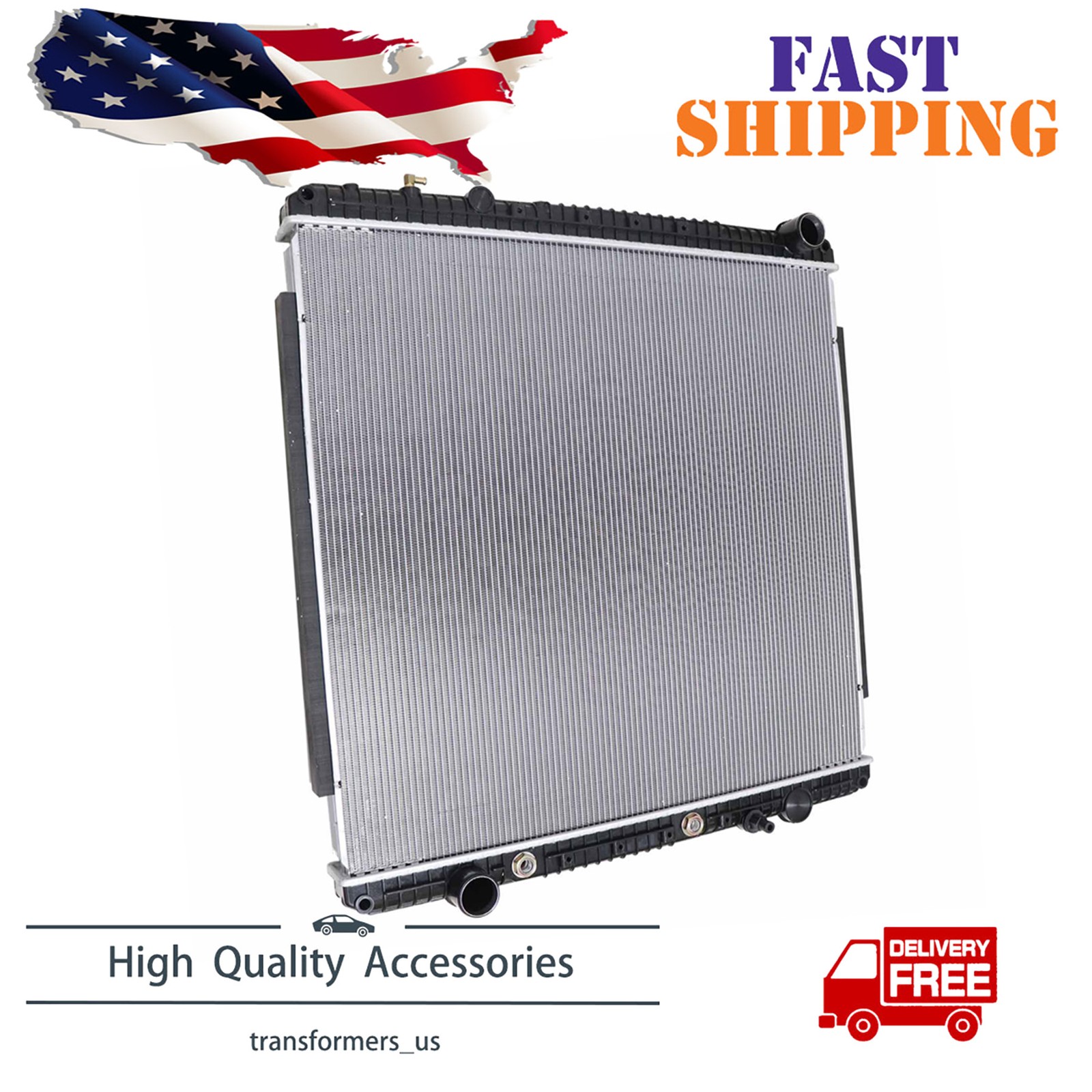 Aluminum Radiator For 2012-2016 Freightliner Cascadia 238647 3E013764003
