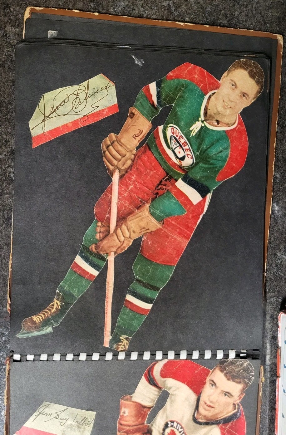 1940s-50s Montreal Canadiens & Hockey Scrapbook La Patrie Quaker Oats AMAZING 