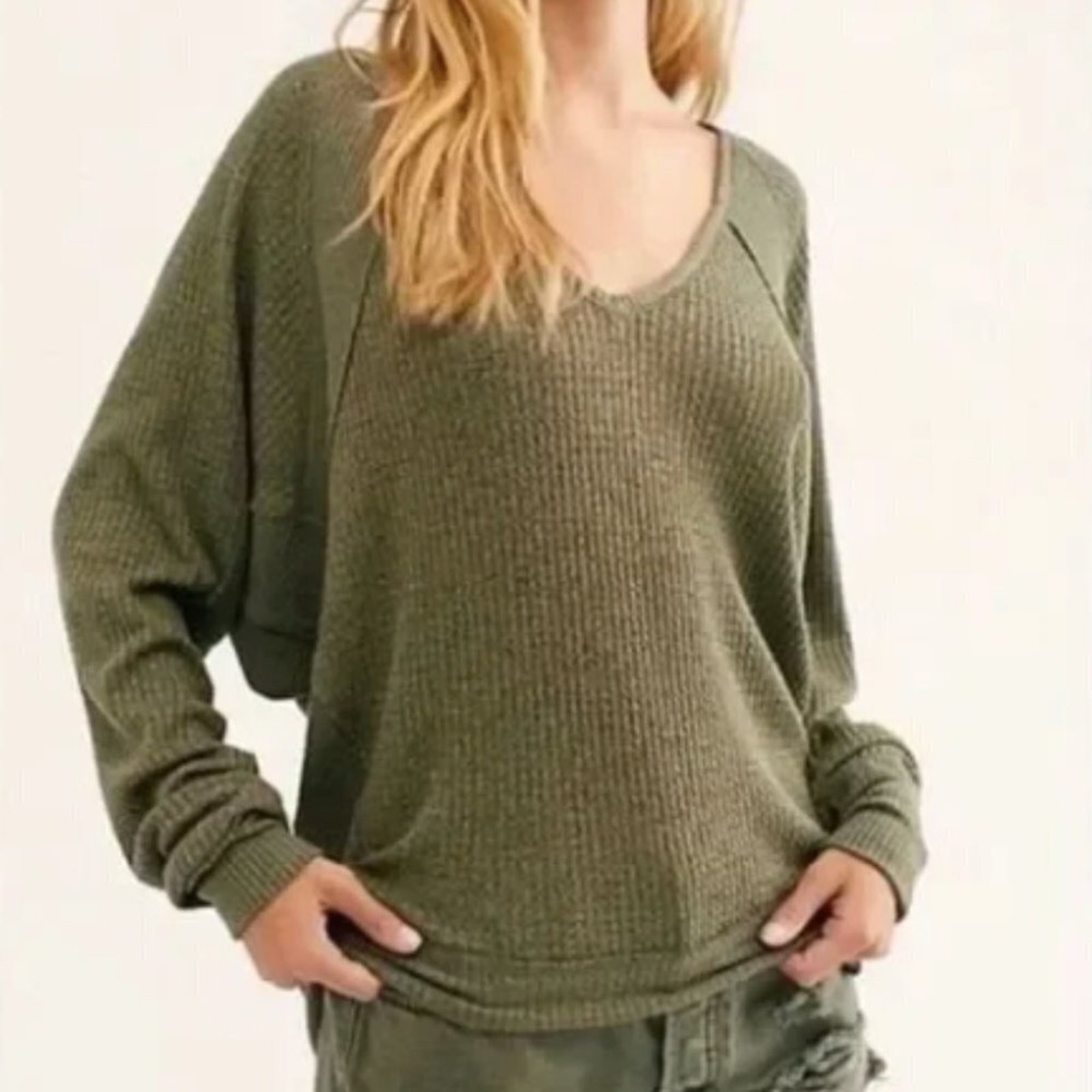 Free People Santa Clara Thermal Ferngully Size Medium