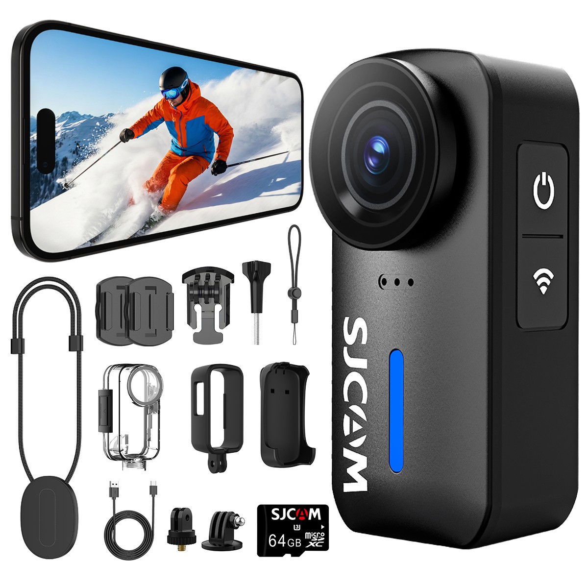 SJCAM C110+ Magnetic POV 4K Pocket Action Camera Body Camera Vlogging Camera SJCAM C110+ Magnetic POV 4K Pocket Action Camera Body Camera Vlogging Camera