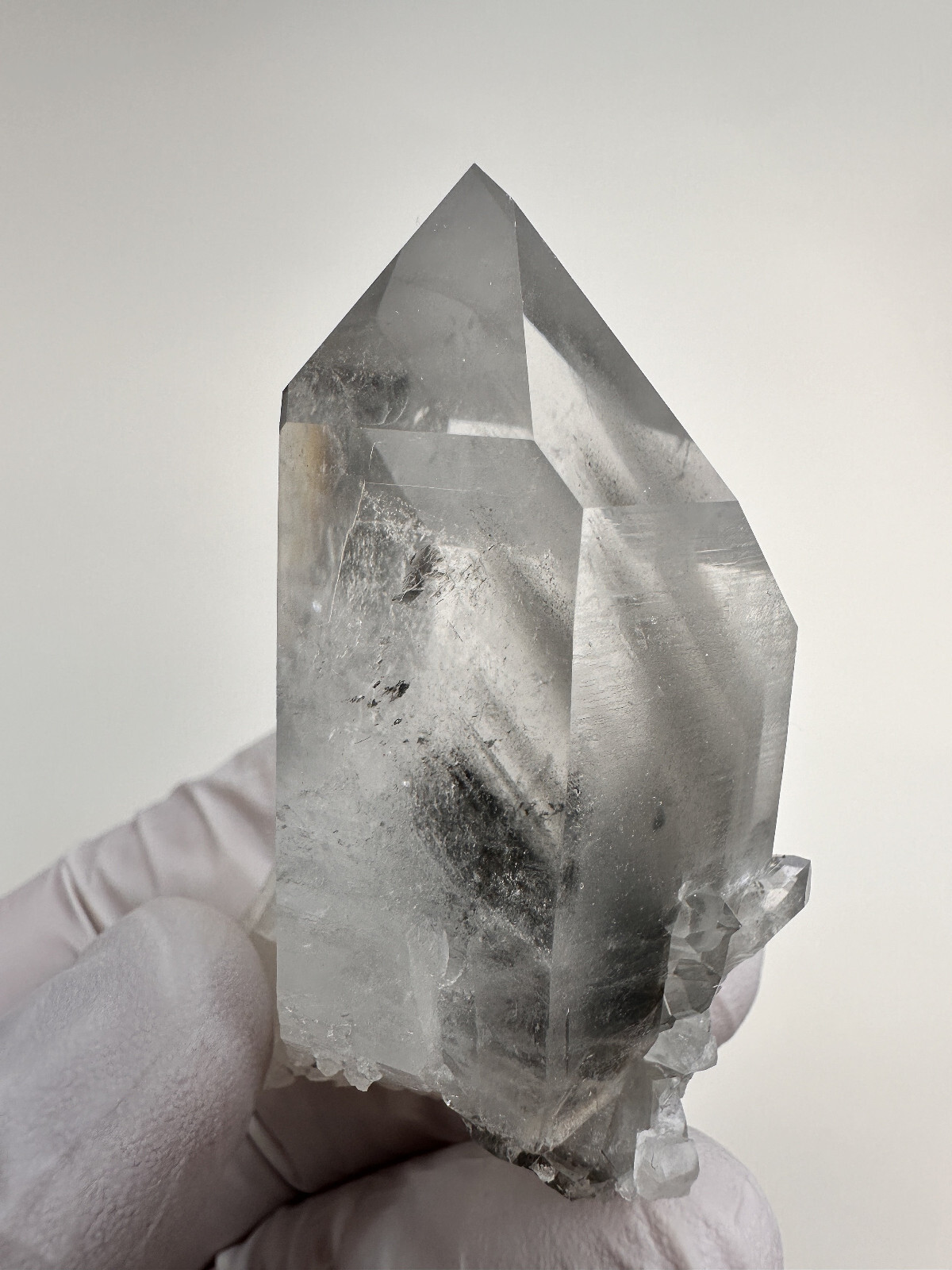 INCREDIBLE PHANTOM___Large RARE Arkansas Quartz Crystal Blue Phantom Point
