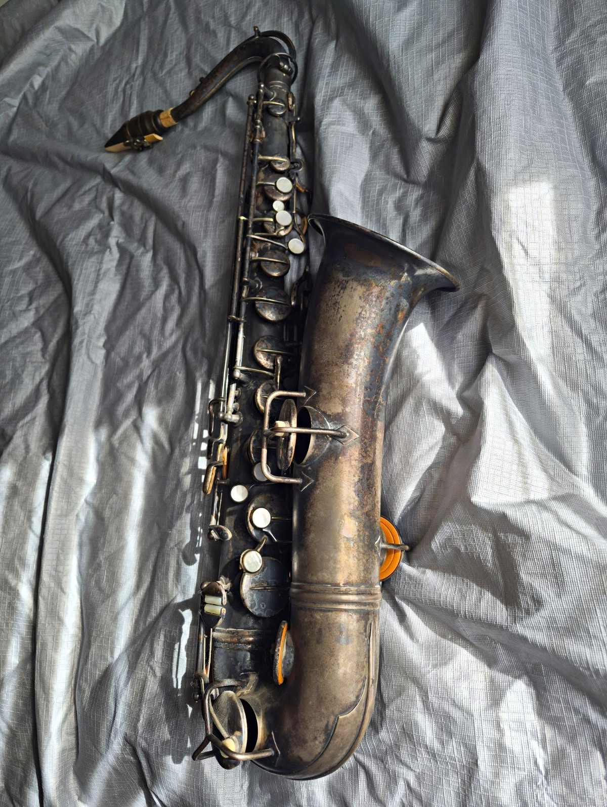 Vintage Rudolph Wurlitzer saxophone  Silver-Plated Brass Saxophone