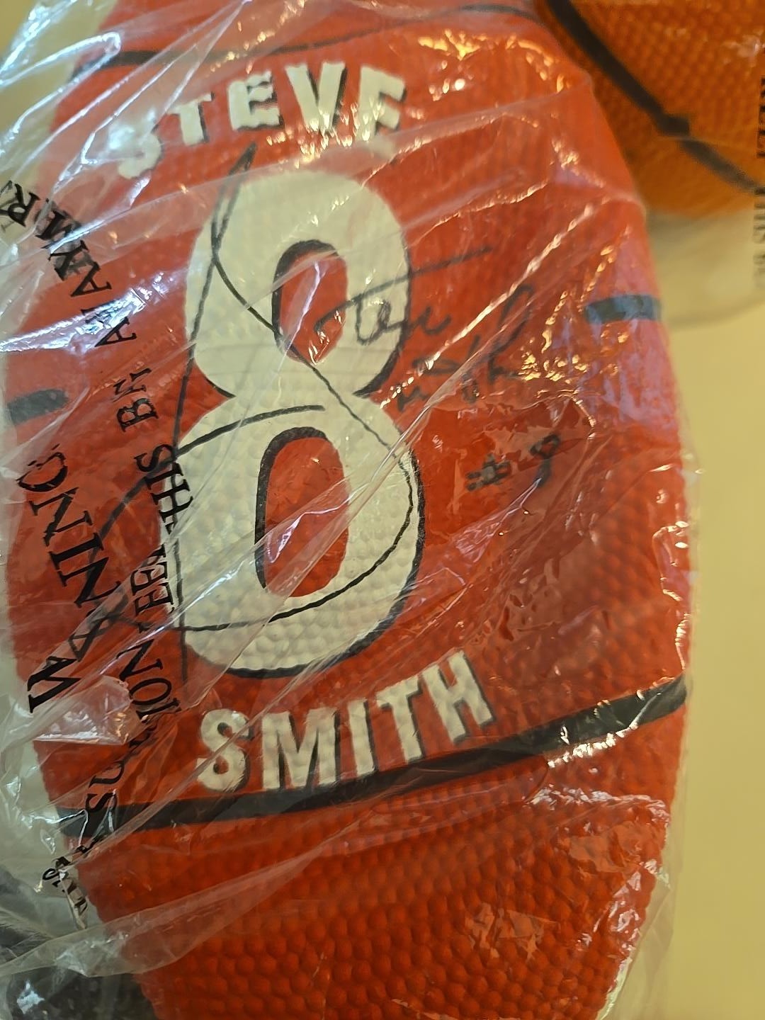 Vintage 1997 McDonald\'s Steve Smith #8 Trail Blazers Mini Basketball Sealed